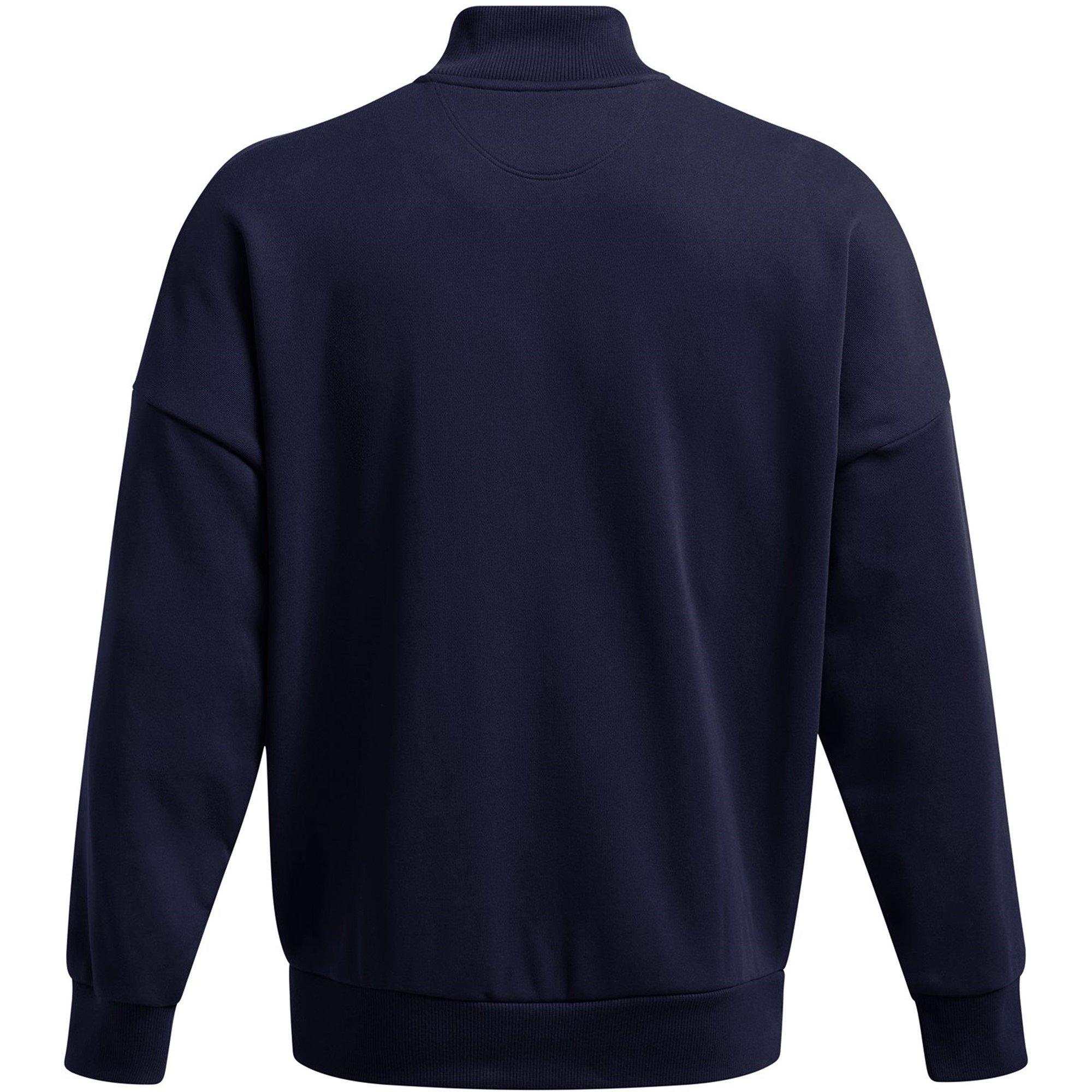 Blue - Under Armour - Icon quarter Zip Fleece - 2
