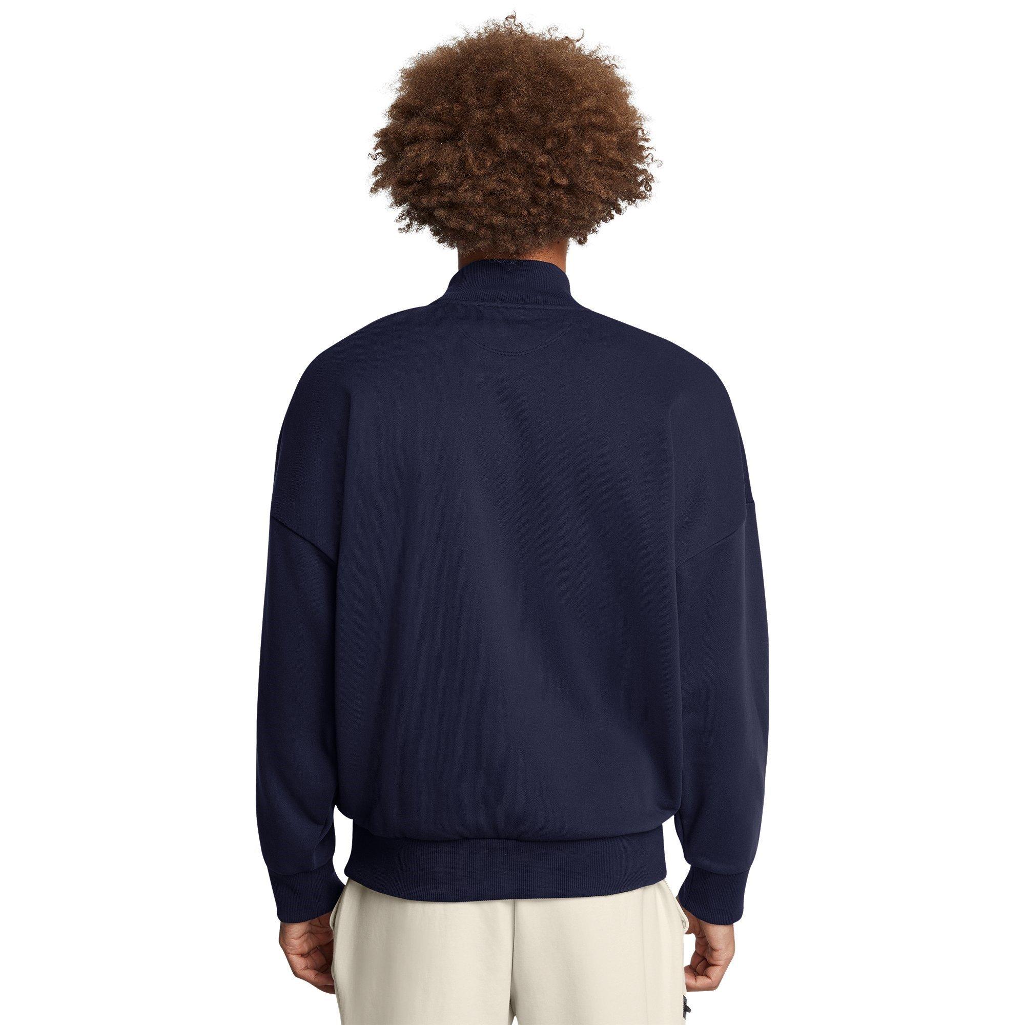 Blue - Under Armour - Icon quarter Zip Fleece - 4