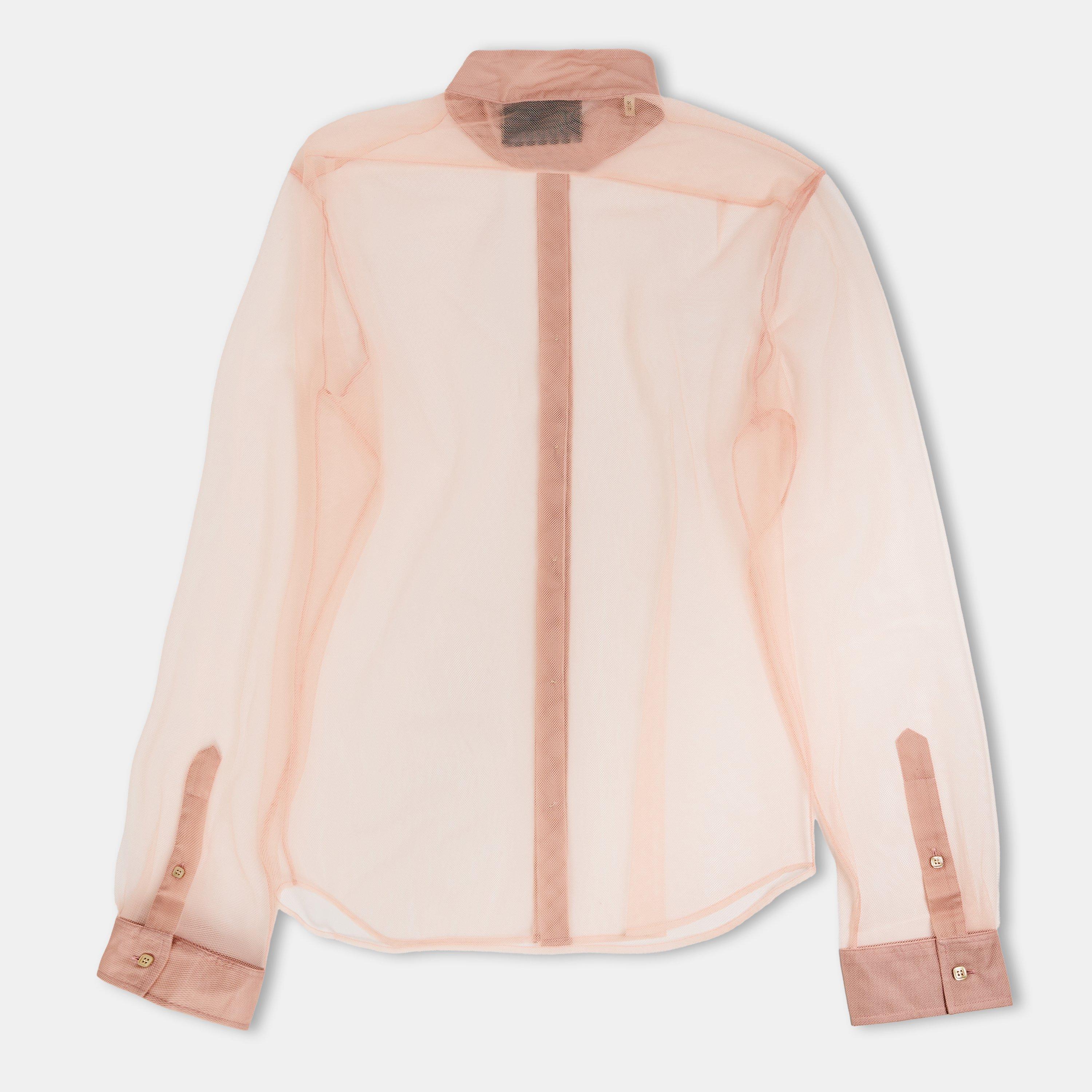 Pink Daisy - Gucci - Men's Plain Long-Sleeve Shirt - 2