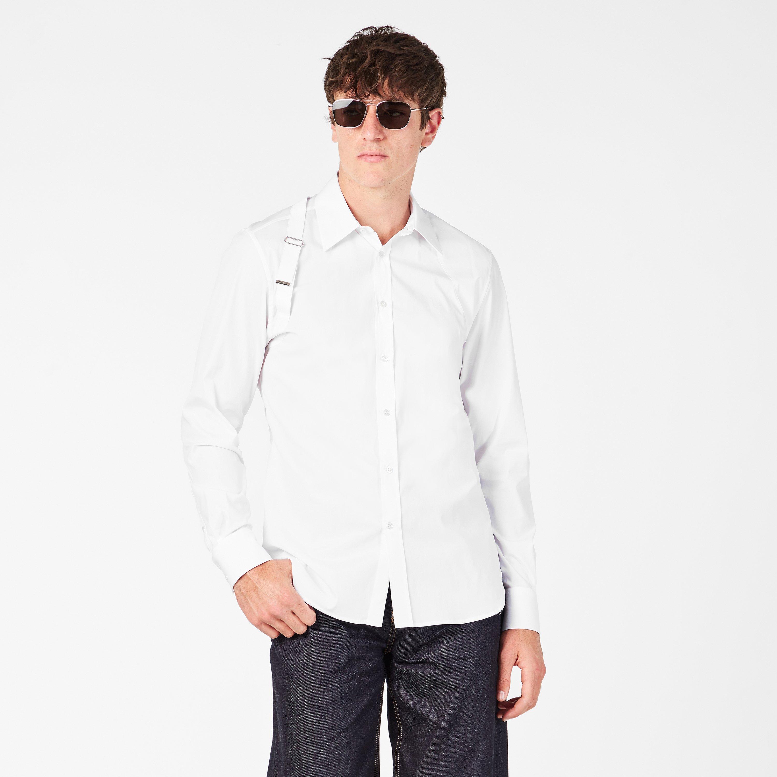 White - Alexander McQueen - Harness Shirt - 3