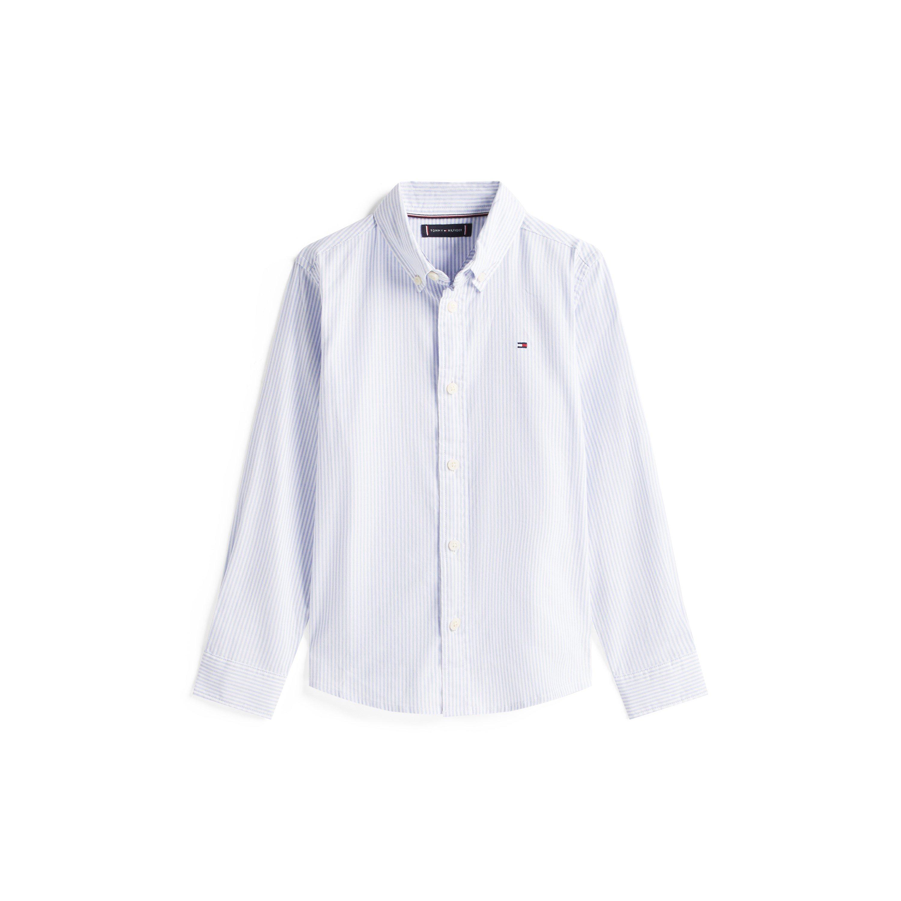 Tommy Hilfiger Boys Kids' Ithaca Long Sleeve Oxford Shirt - Cloudy Blue C14 - 8Y
