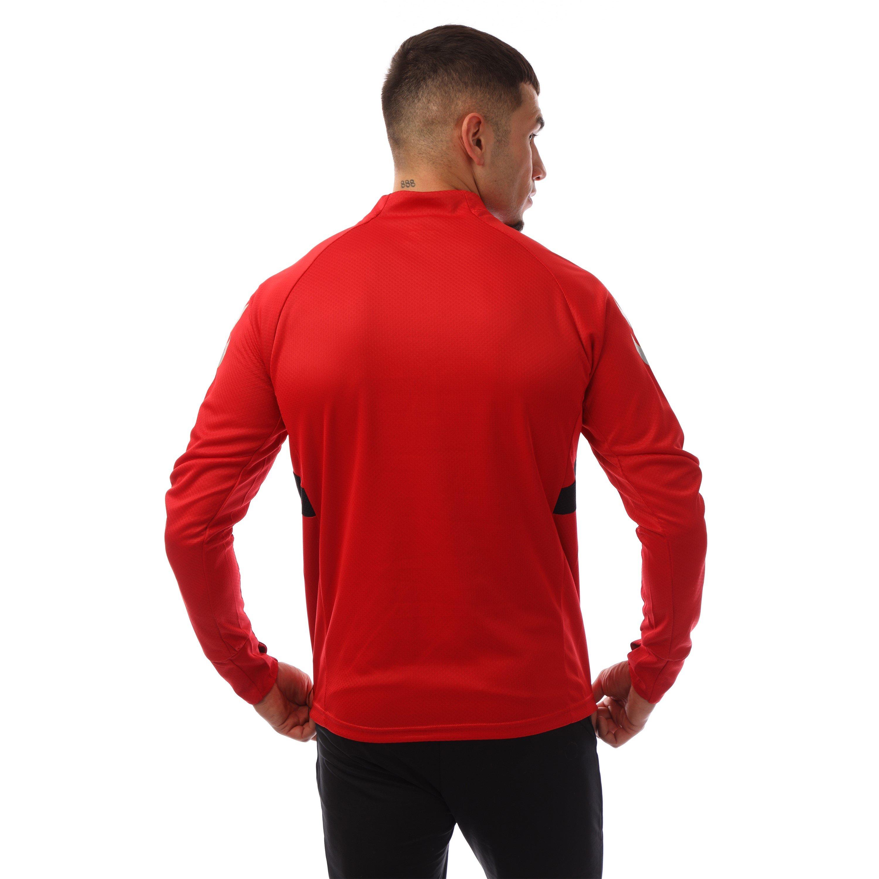 True Red - Hummel - quarter Zip Fleece Fabric - 3