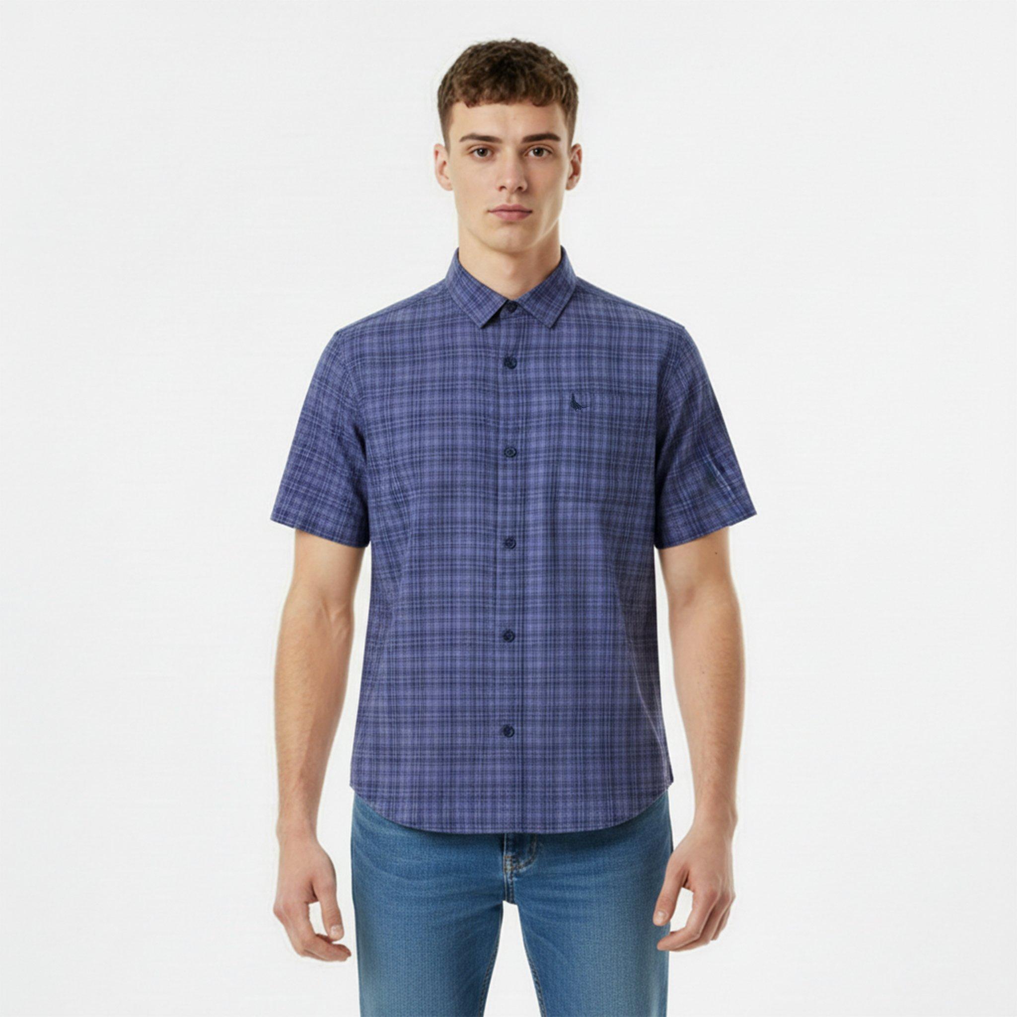Indigo - Jack Wills - Short Sleeve Check Shirt - 3