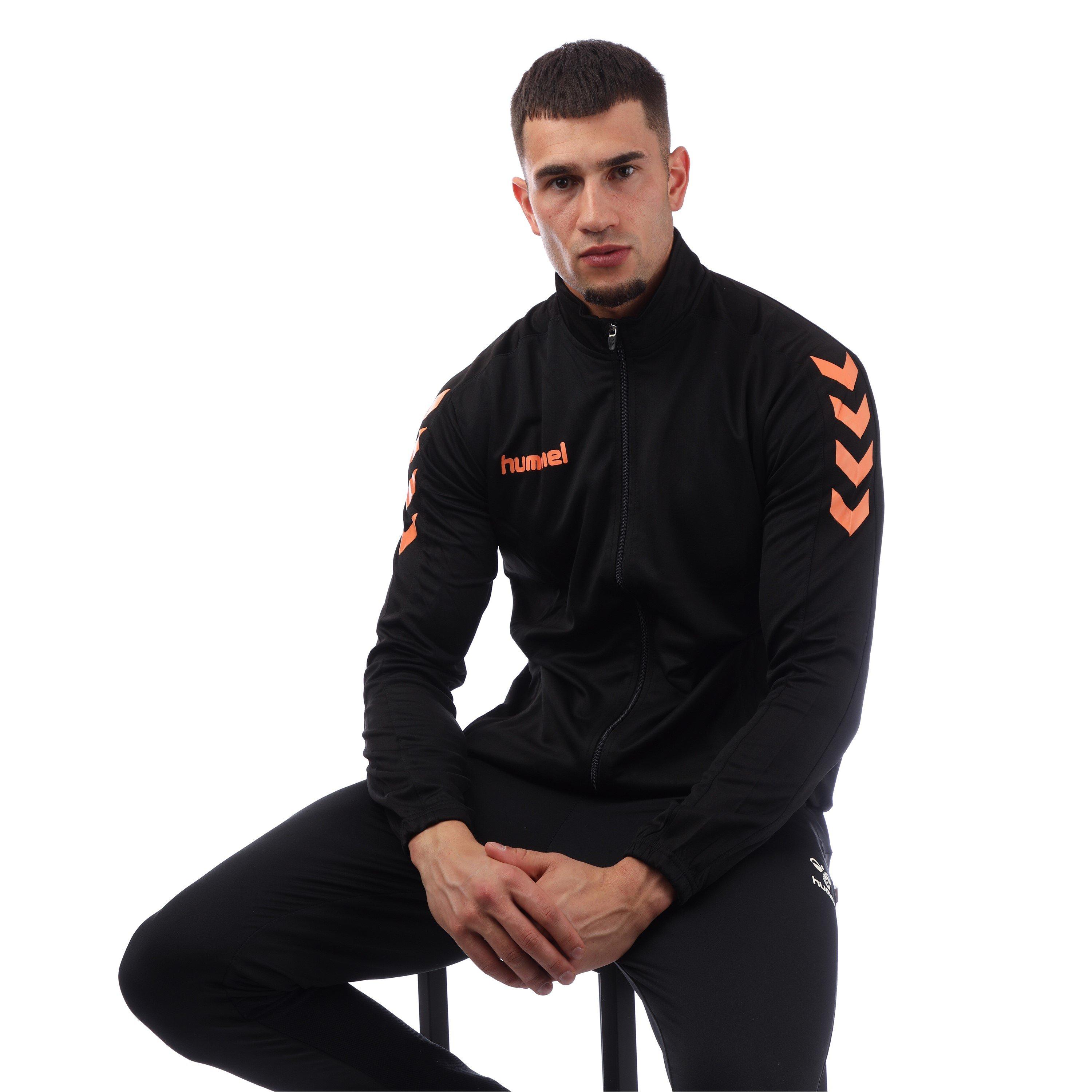 Sort/Orange - Hummel - Core Tracksuit Top - 4