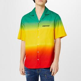 DSquared2 3 Tone Short Sleeve Shirt