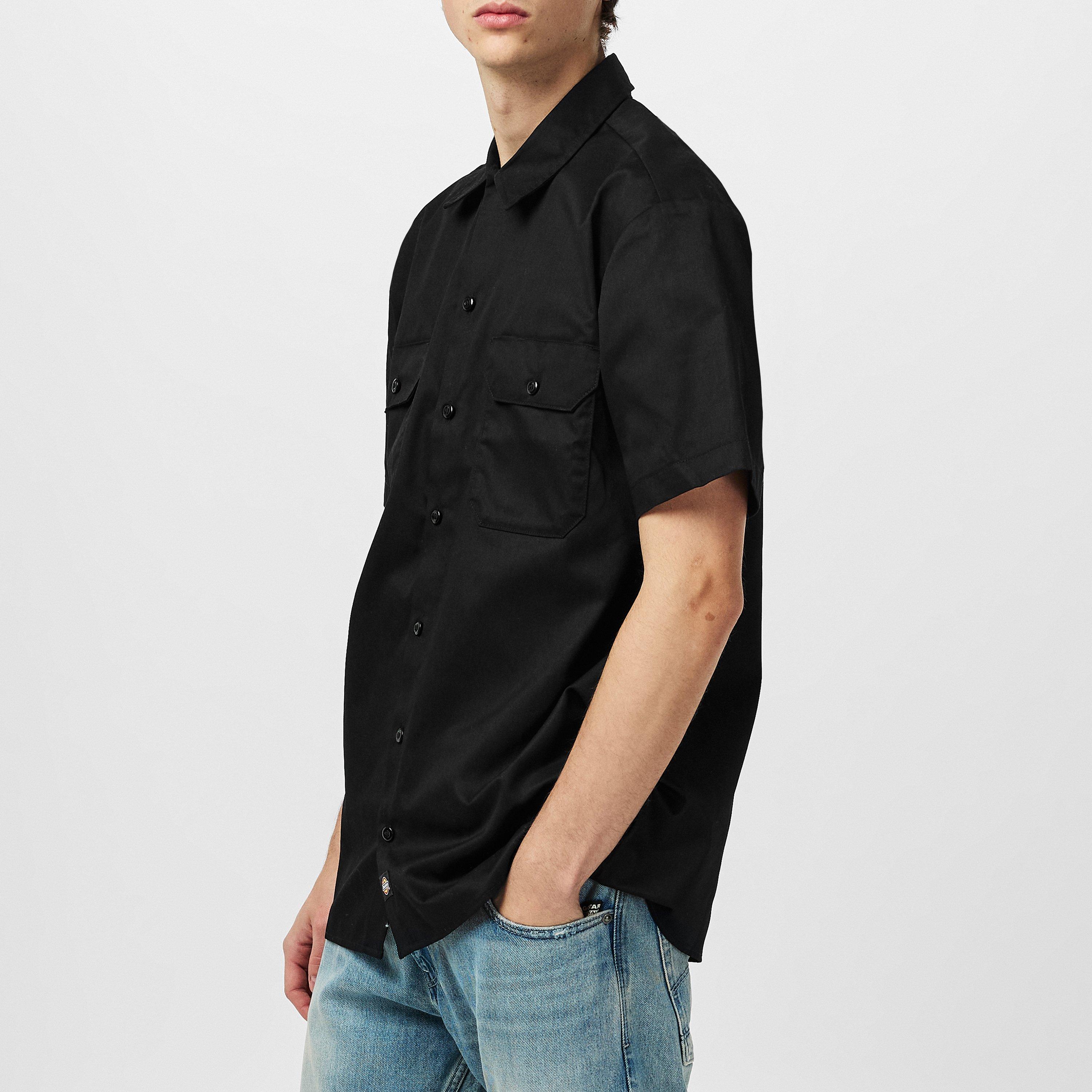 Black - Dickies - Sleeve Work Shirt - 2