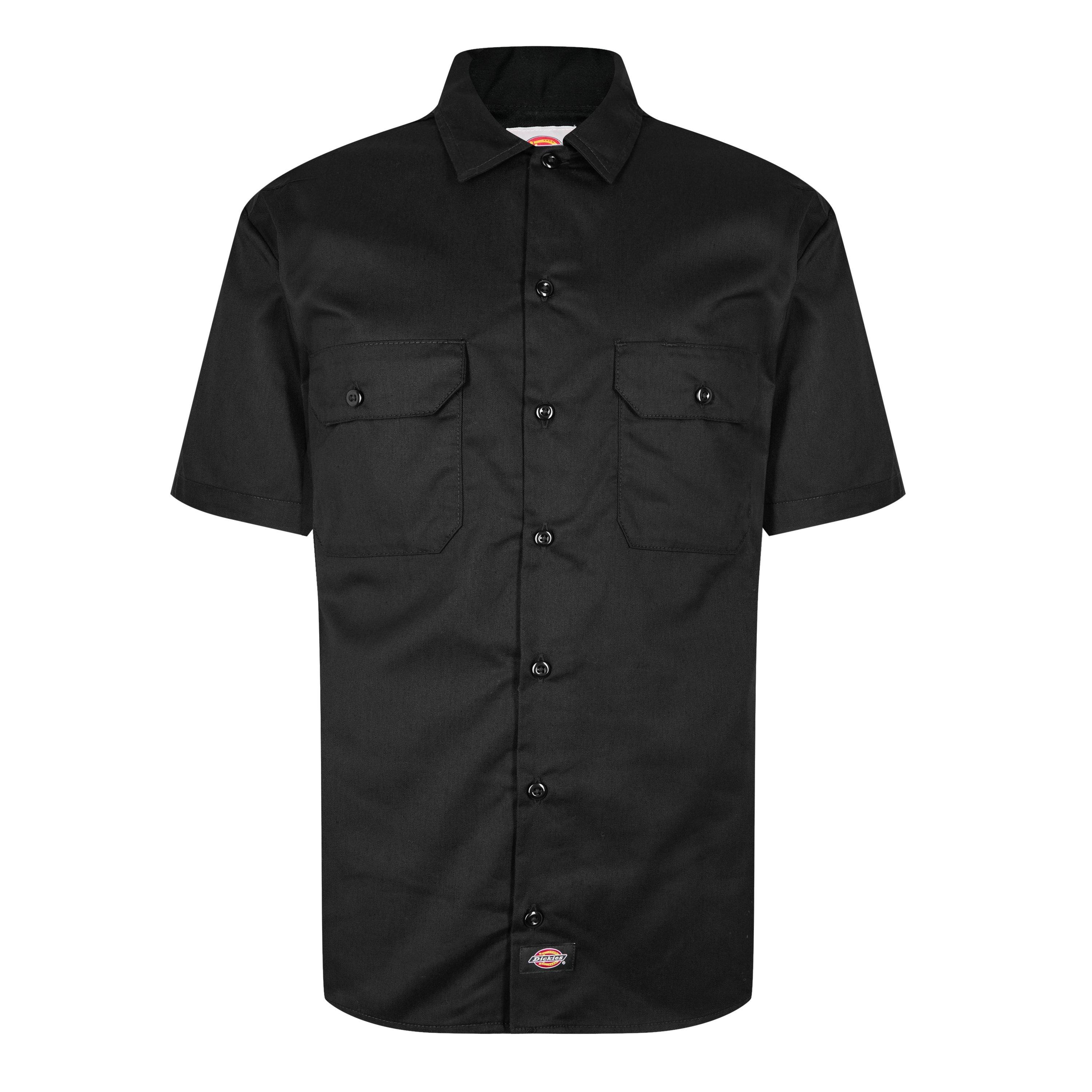 Black - Dickies - Sleeve Work Shirt - 5