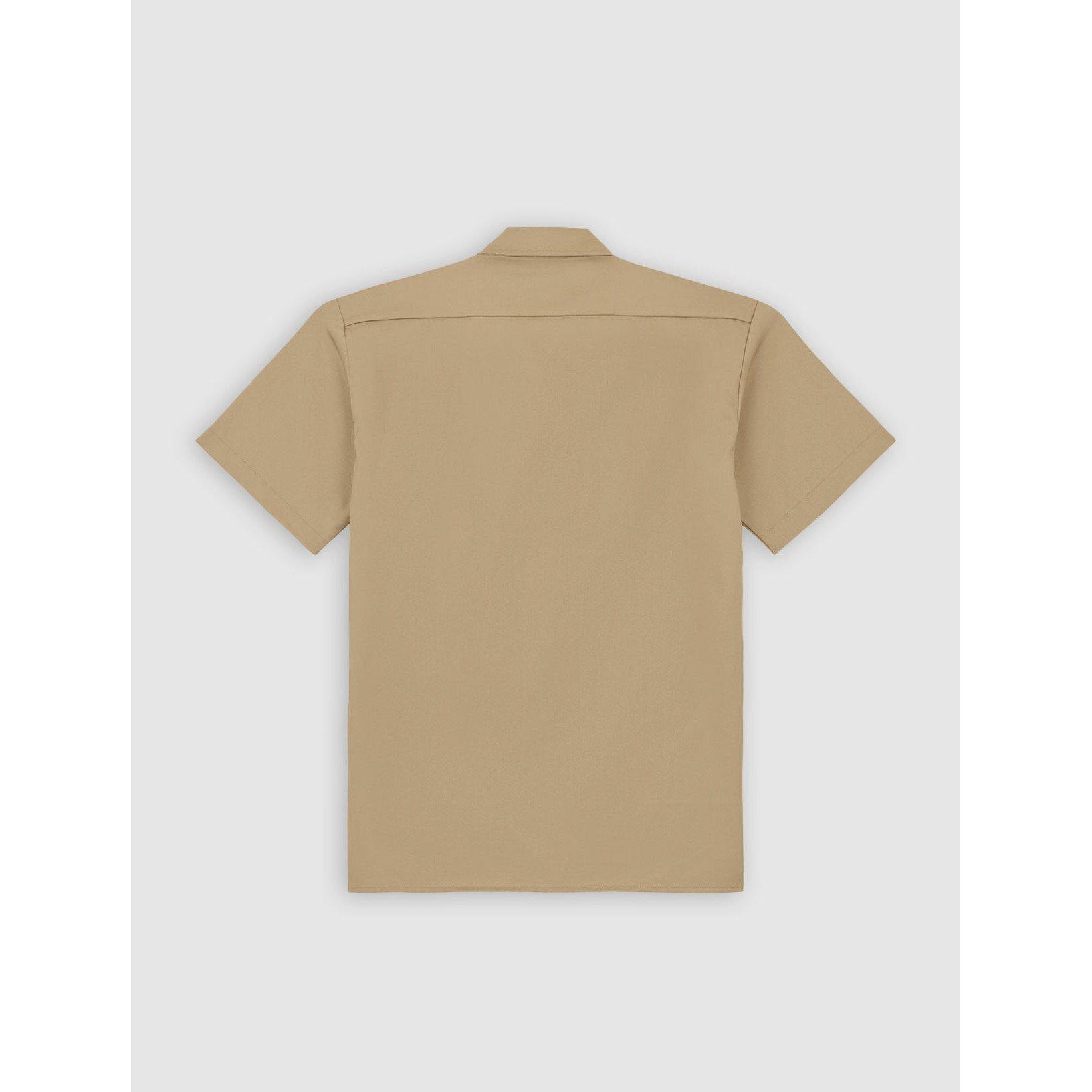 Beige - Dickies - Short Sleeve Work Shirt - 2