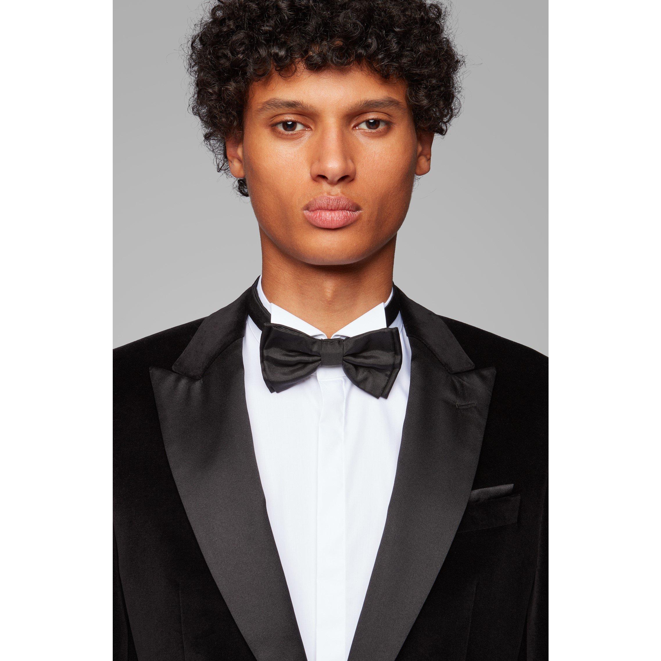 White - Boss - Men's Jillik Long Sleeve Plain Shirt - 4