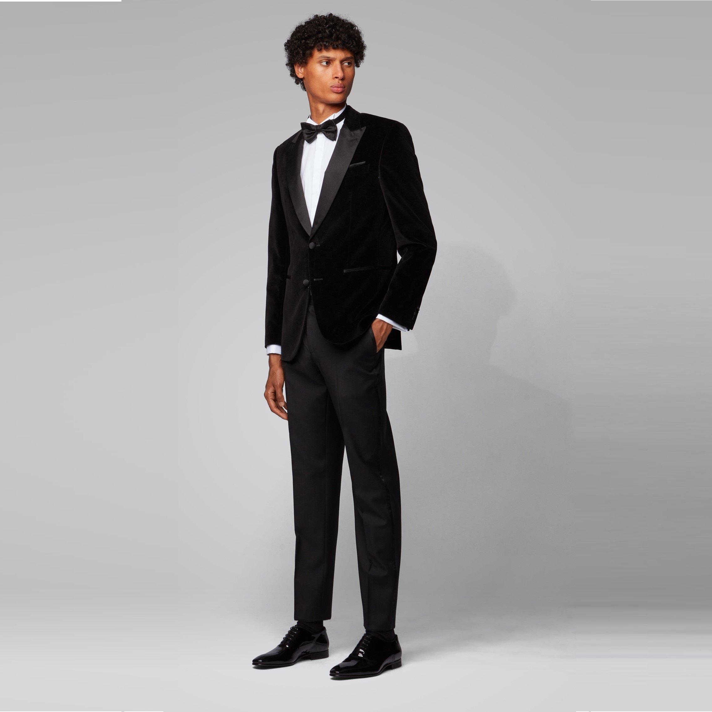 White - Boss - Men's Jillik Long Sleeve Plain Shirt - 6