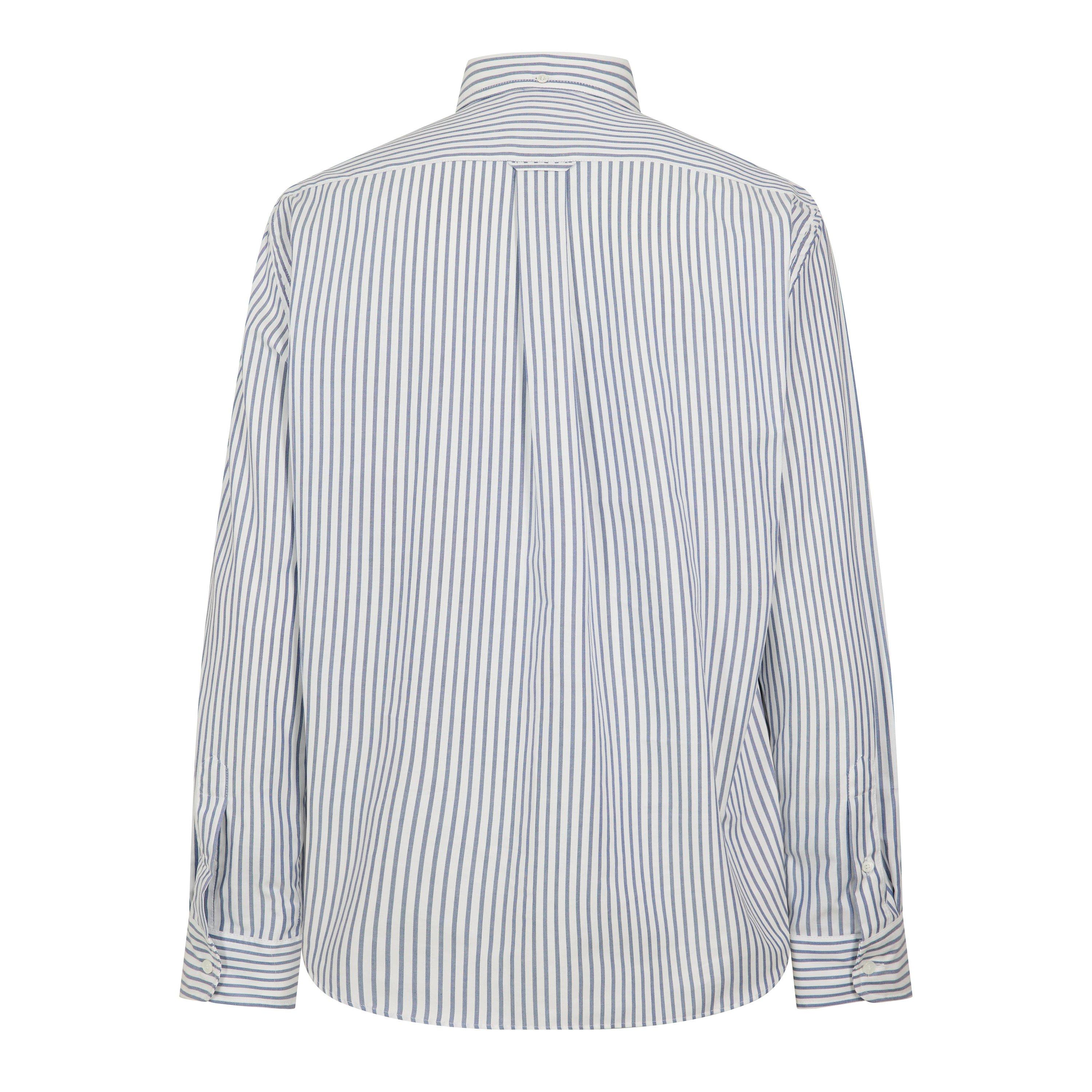 Cloud Blue - Maison Kitsune - Men's Profile Fox Button Long Sleeve Plain Shirt - 2
