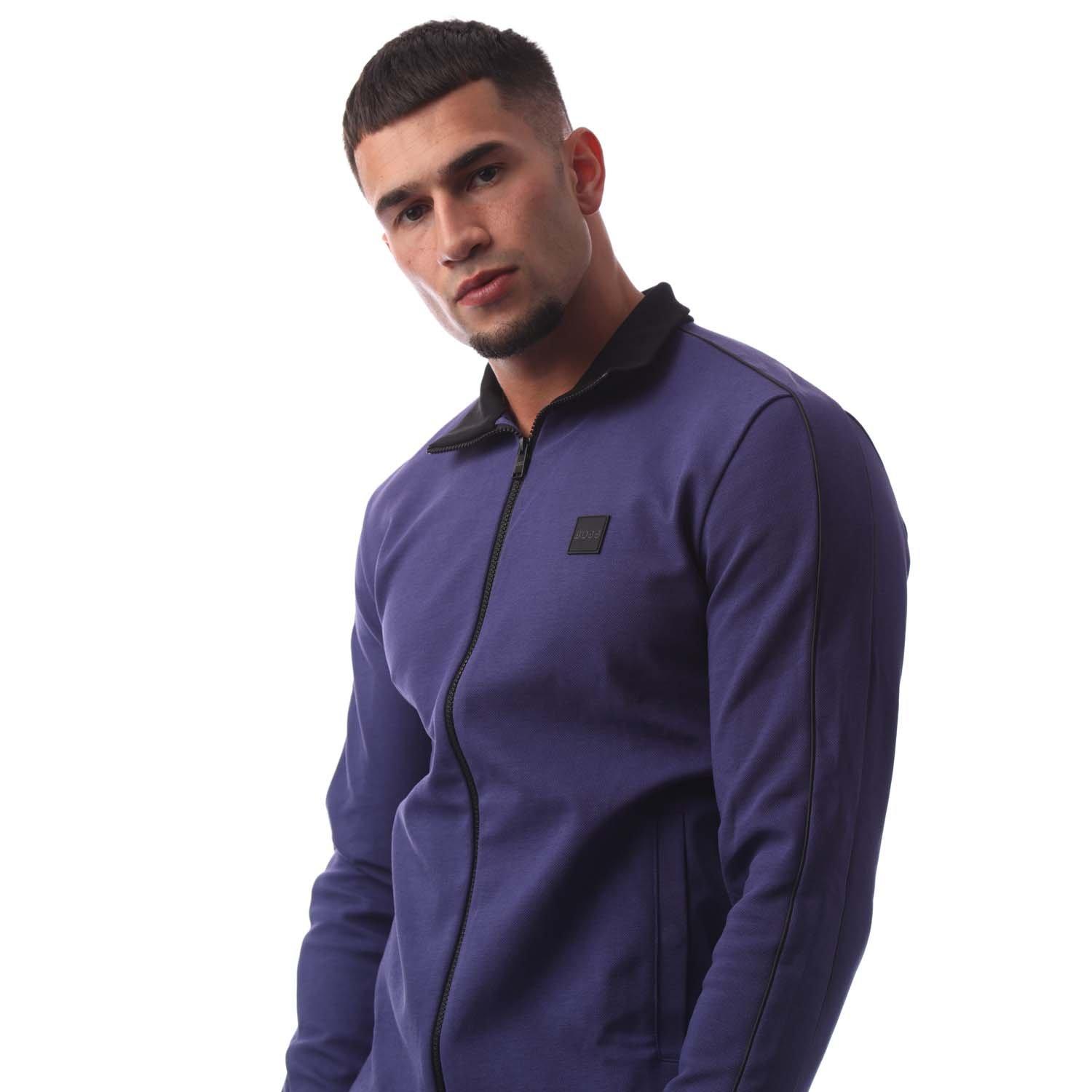 Medium Purple - Boss - Men's Sommers 39 Tracksuit Top Hoodie - 3