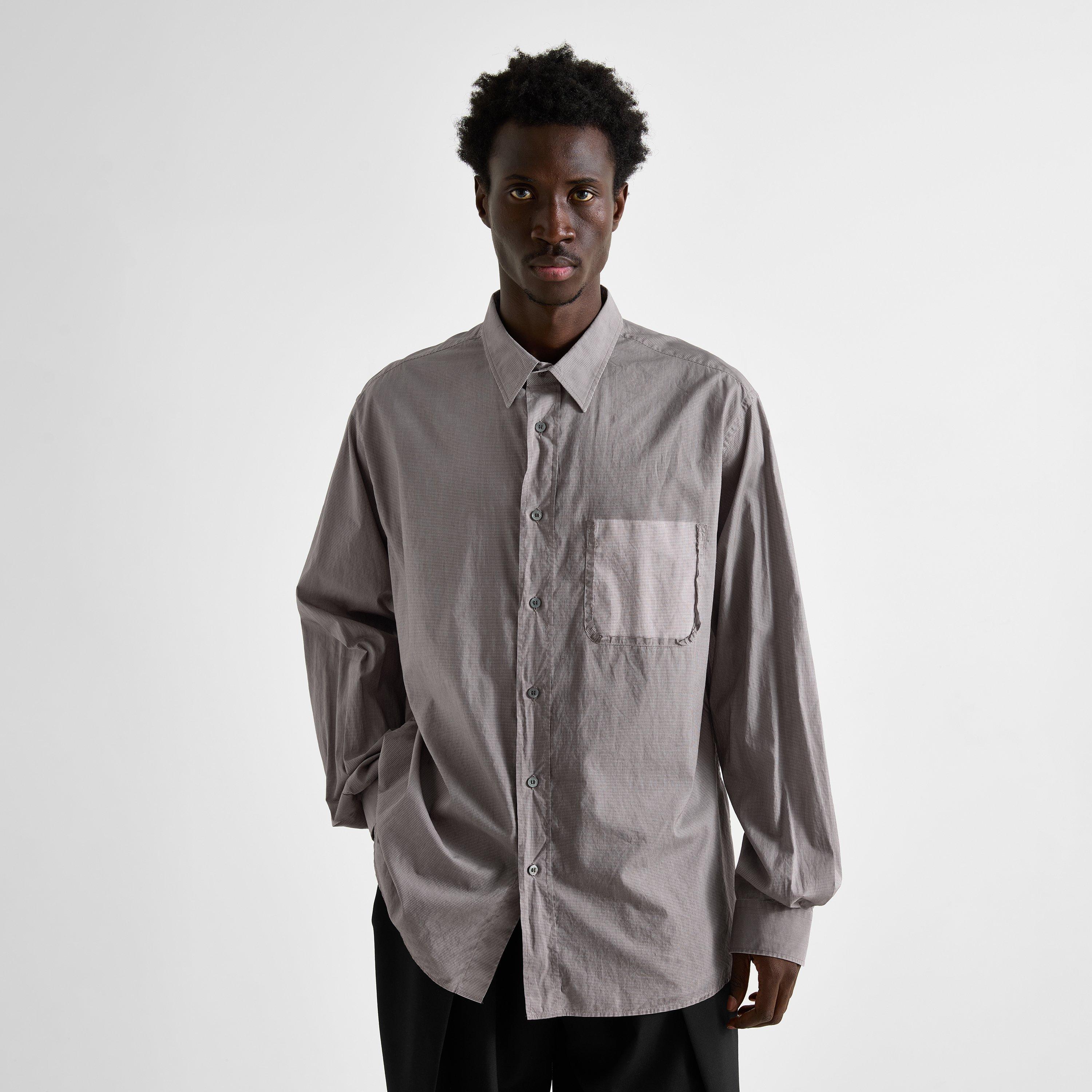 Noisette - Maison Margiela - Men's Memory Cotton Oversized-Fit Long-Sleeve Shirt - 3