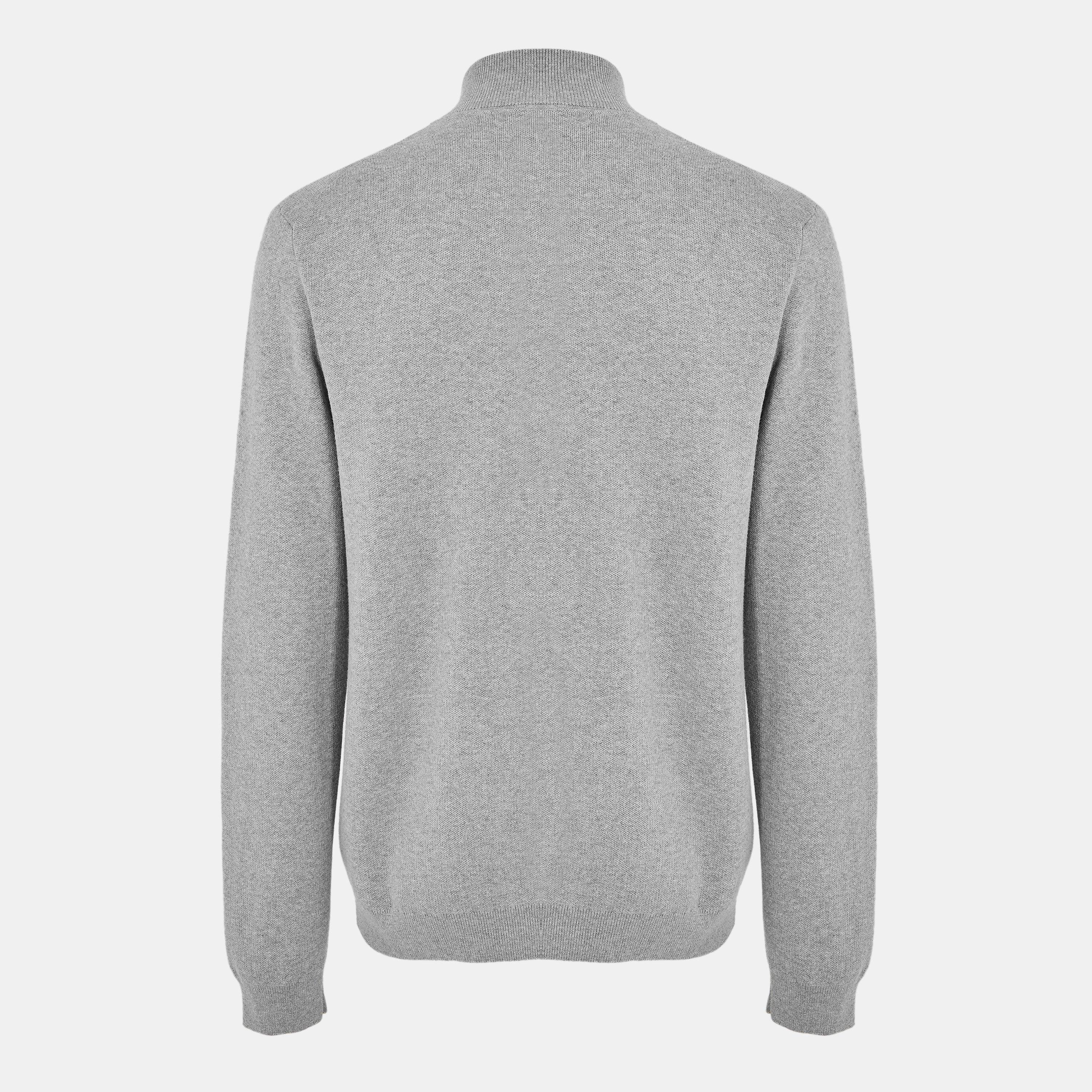 Pastel Grey - Boss - Men's Zightek Lined Knitwear Hoodie - 2