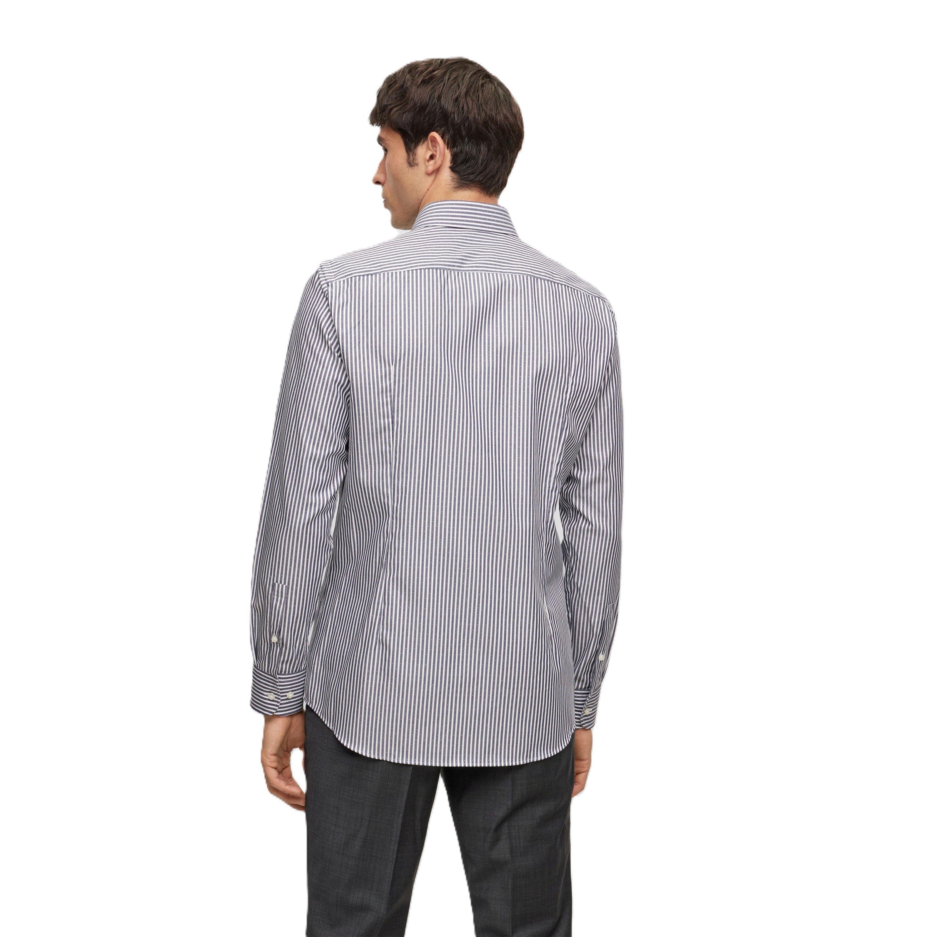 Open Blue - Boss - Men's H Hank Kent Long Sleeve Plain Shirt - 3