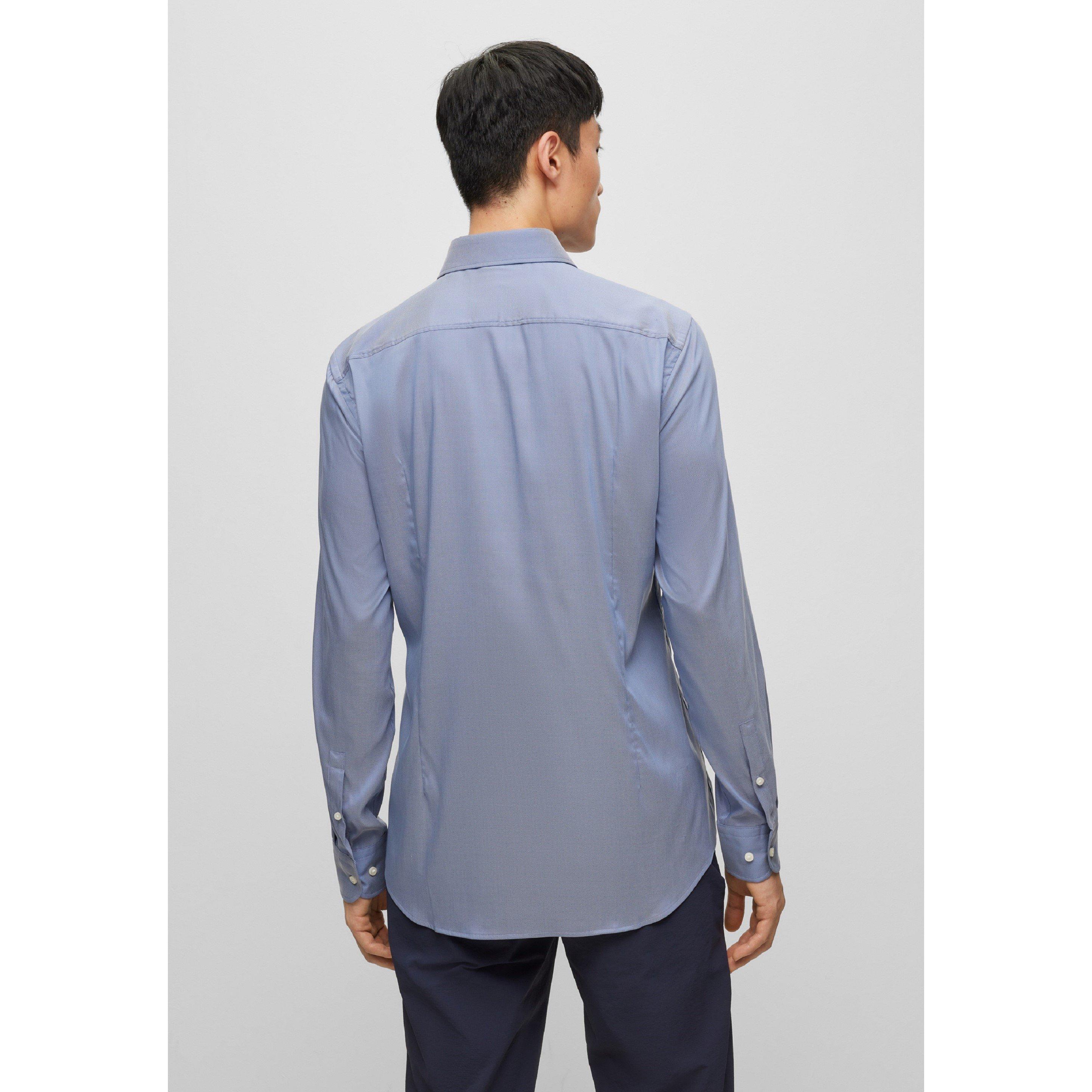 Open Blue - Boss - Men's P-Hank-Spread-C1-222 Plain Long-Sleeve Shirt - 2