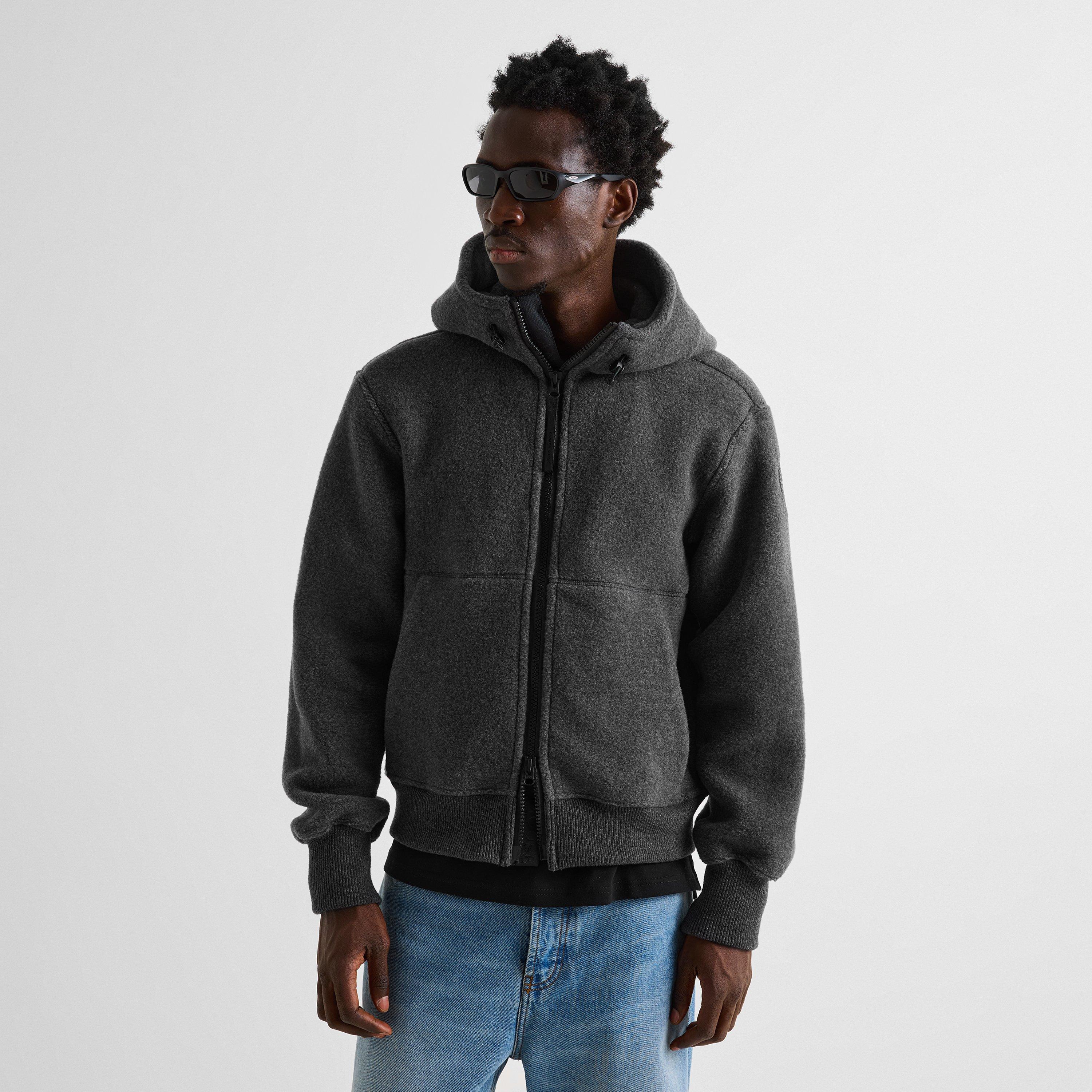 Anch Grey 9837 - Canada Goose - Men's Chilliwack Fleece Bomber Wool - 3