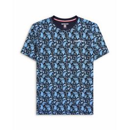 Lambretta Paisley AOP Print Tee