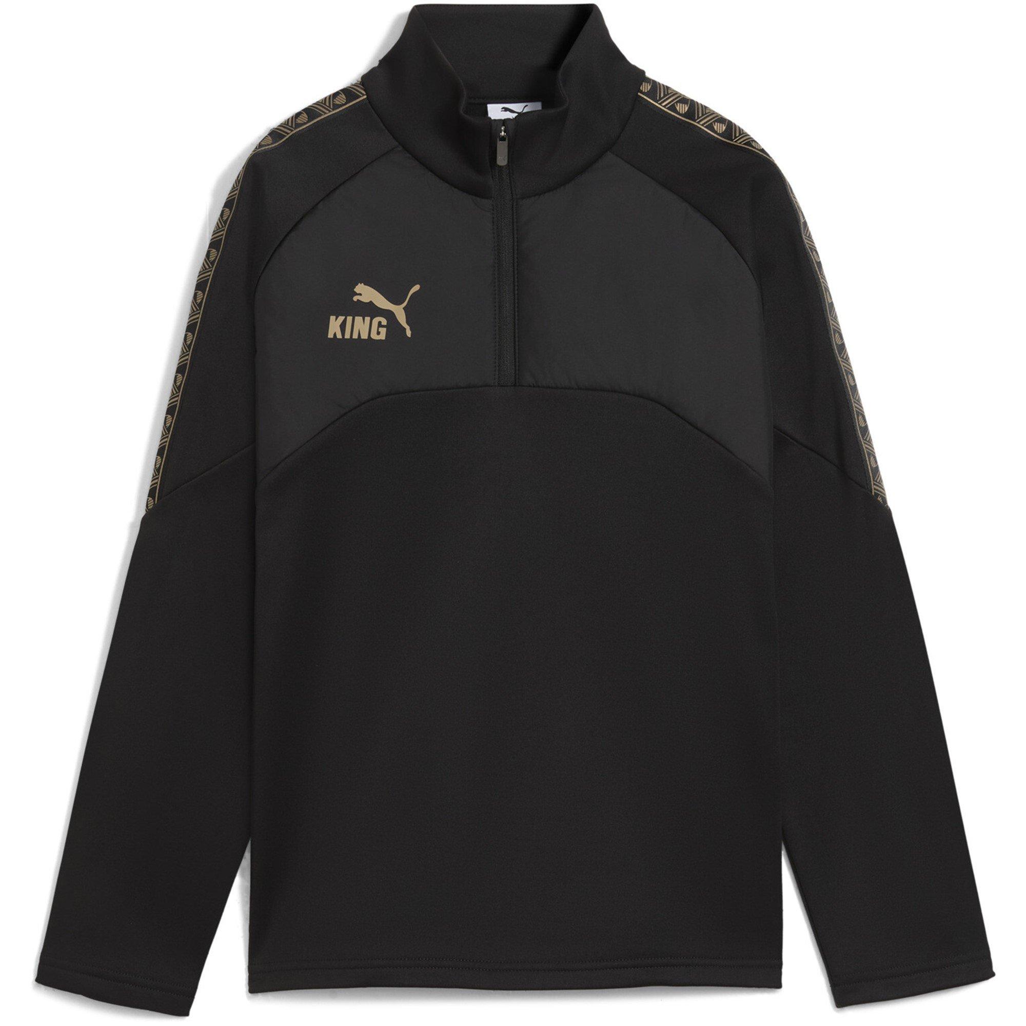Schwarz/Gold - Puma - Puma KING Drill Top Kids - 1