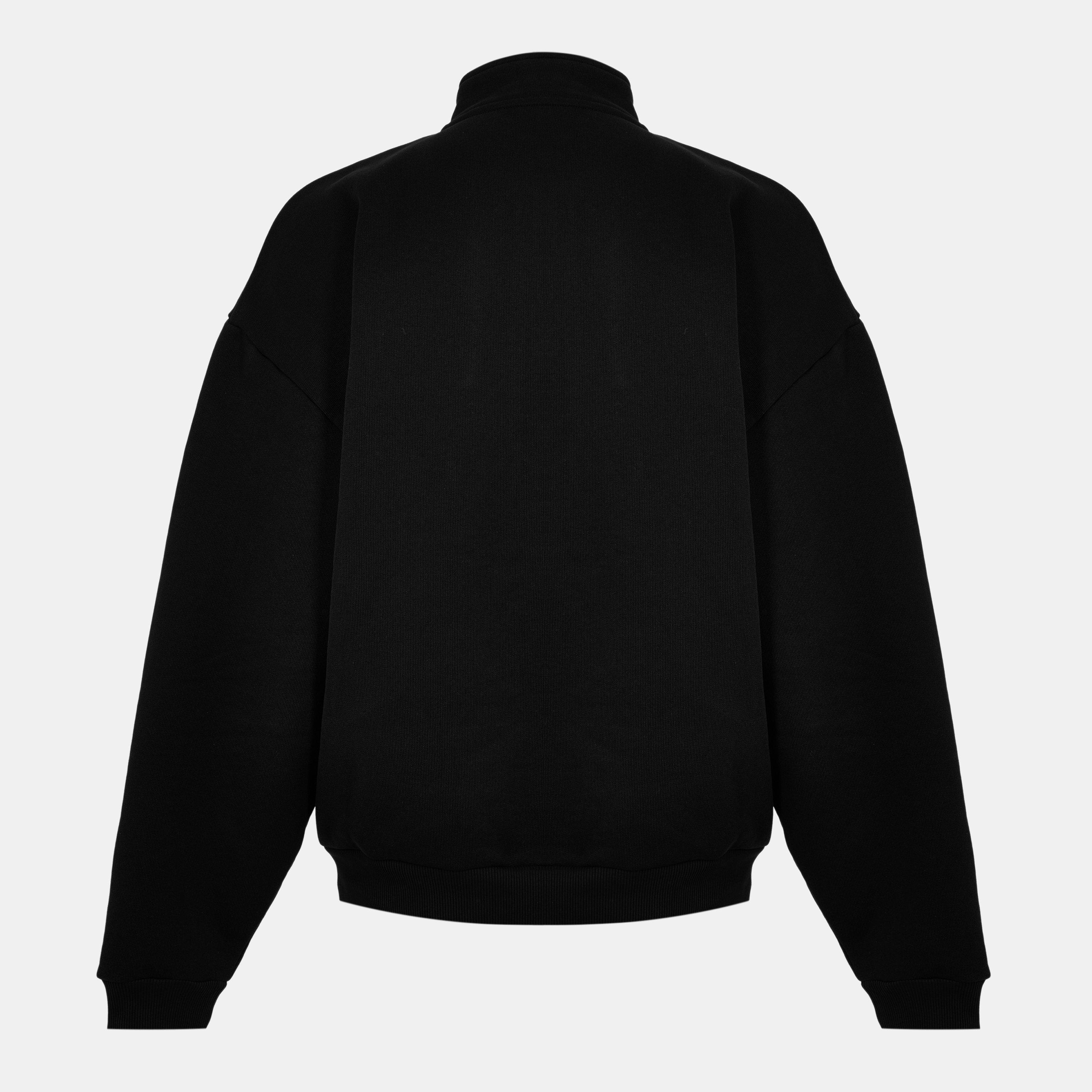 Black - MKI MIYUKI ZOKU - MKI Uniform quarter Zip Sn54 - 2