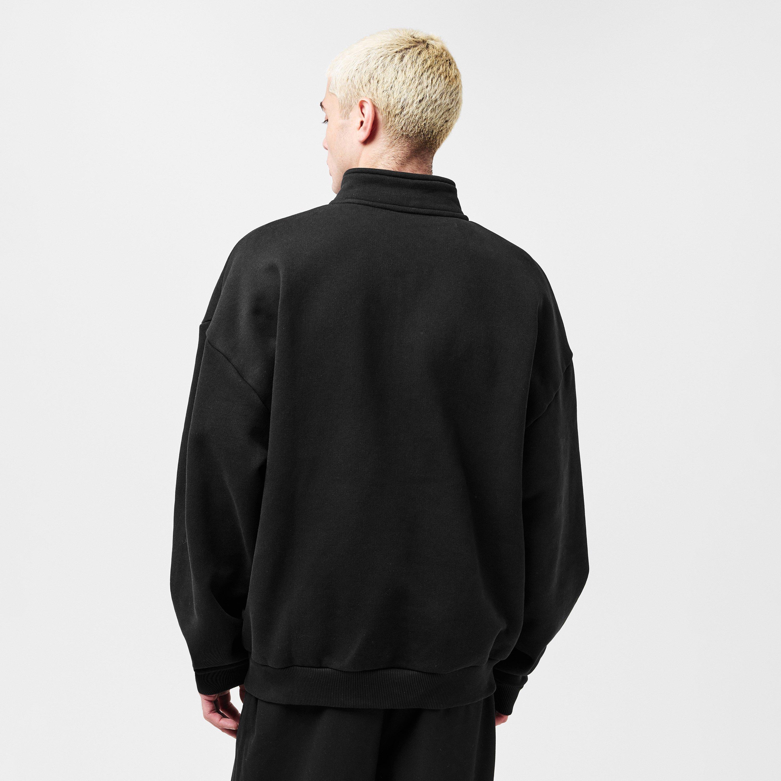 Black - MKI MIYUKI ZOKU - MKI Uniform quarter Zip Sn54 - 4