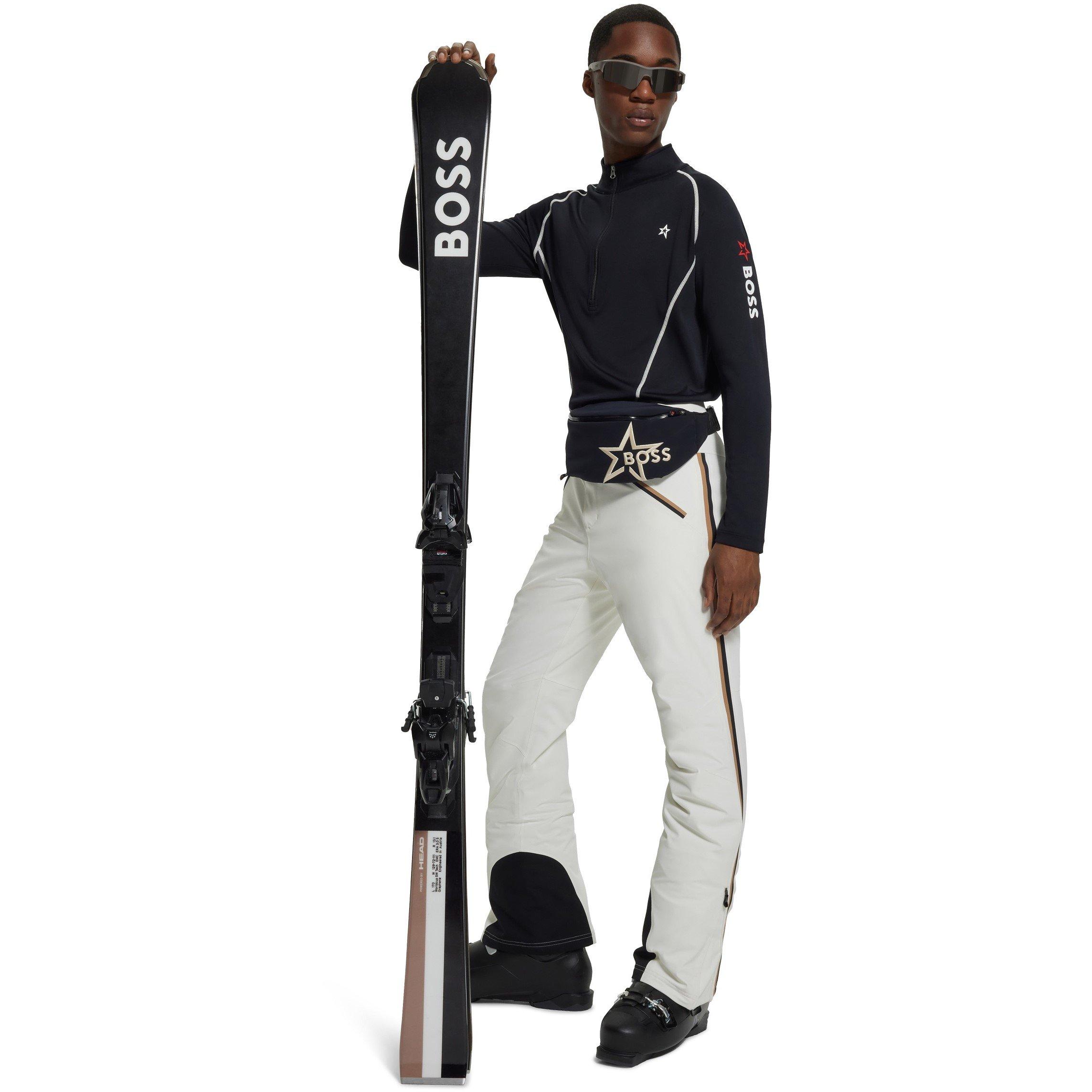 Black - Boss - Men's quarter Zip Fleece - 3