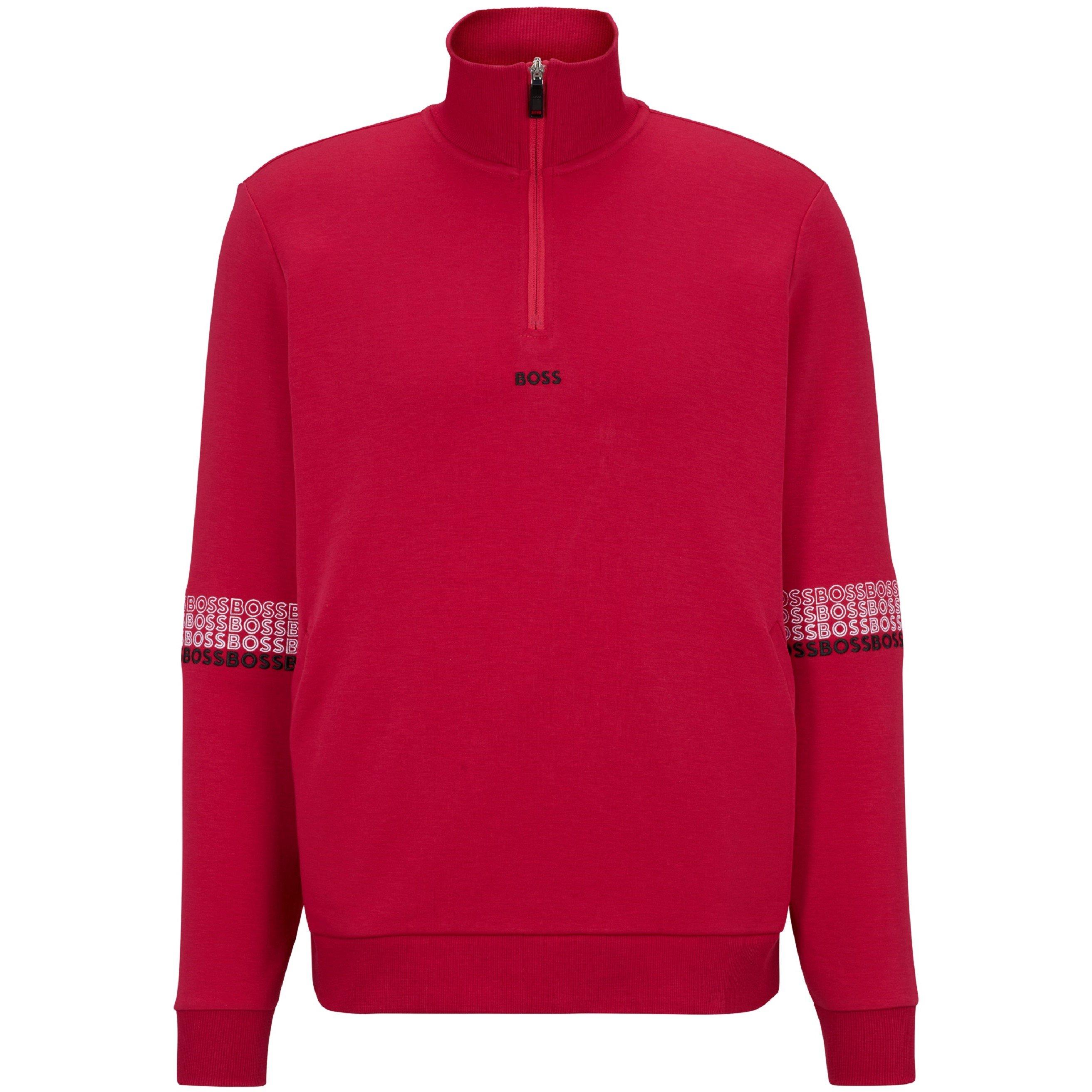 Pink - Boss - Men's 1/4 Zip Fleece