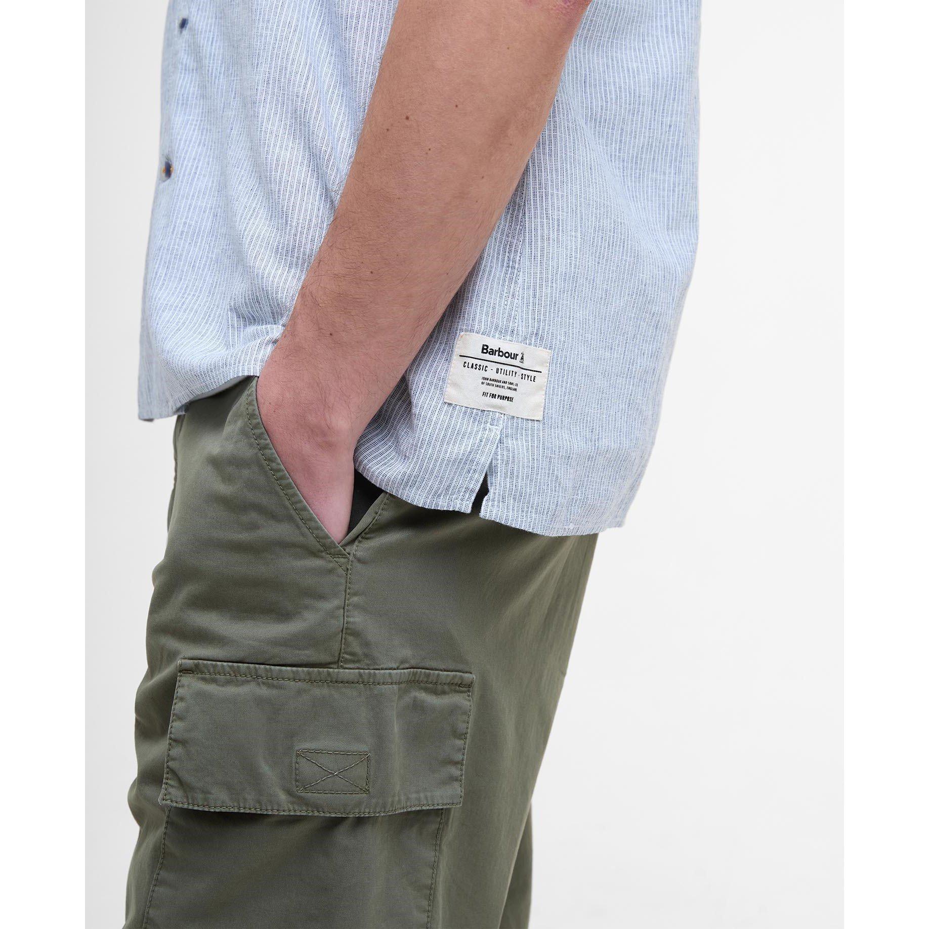 Bleached Blue - Barbour - Tindale Striped Short Sleeve Shirt - 4