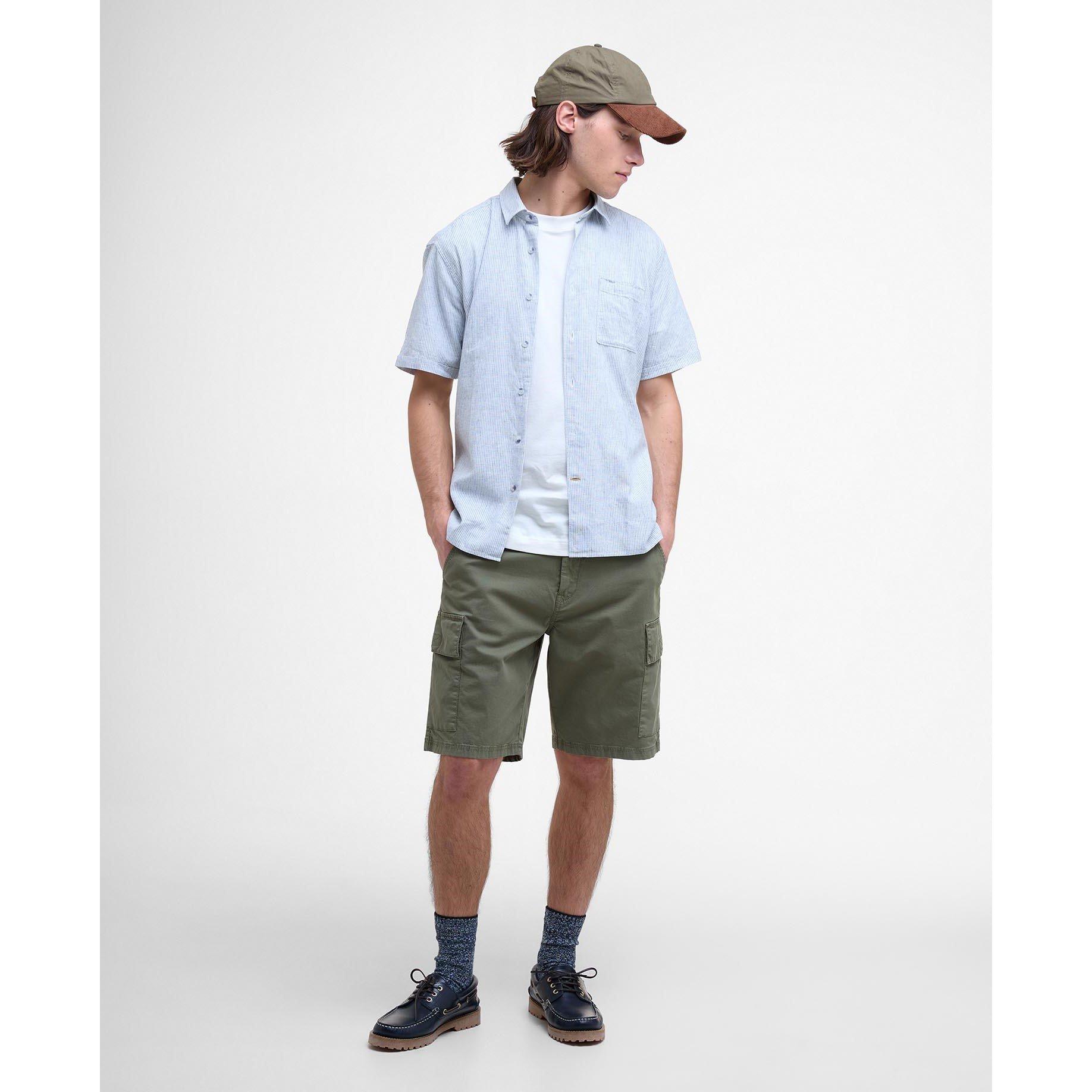 Bleached Blue - Barbour - Tindale Striped Short Sleeve Shirt - 5
