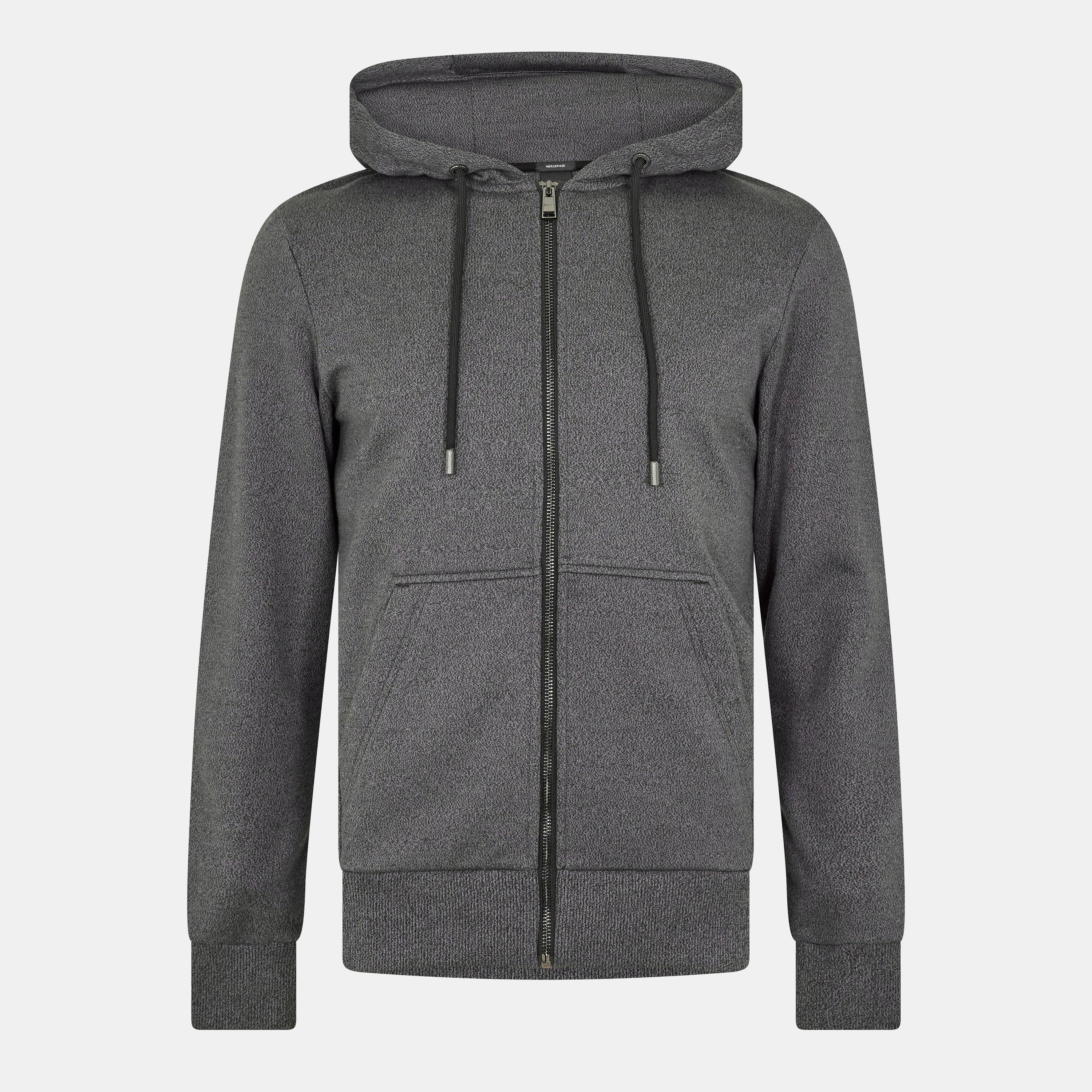 Black - Boss - Men's Steele Jk Full Zip Hoodie - 1