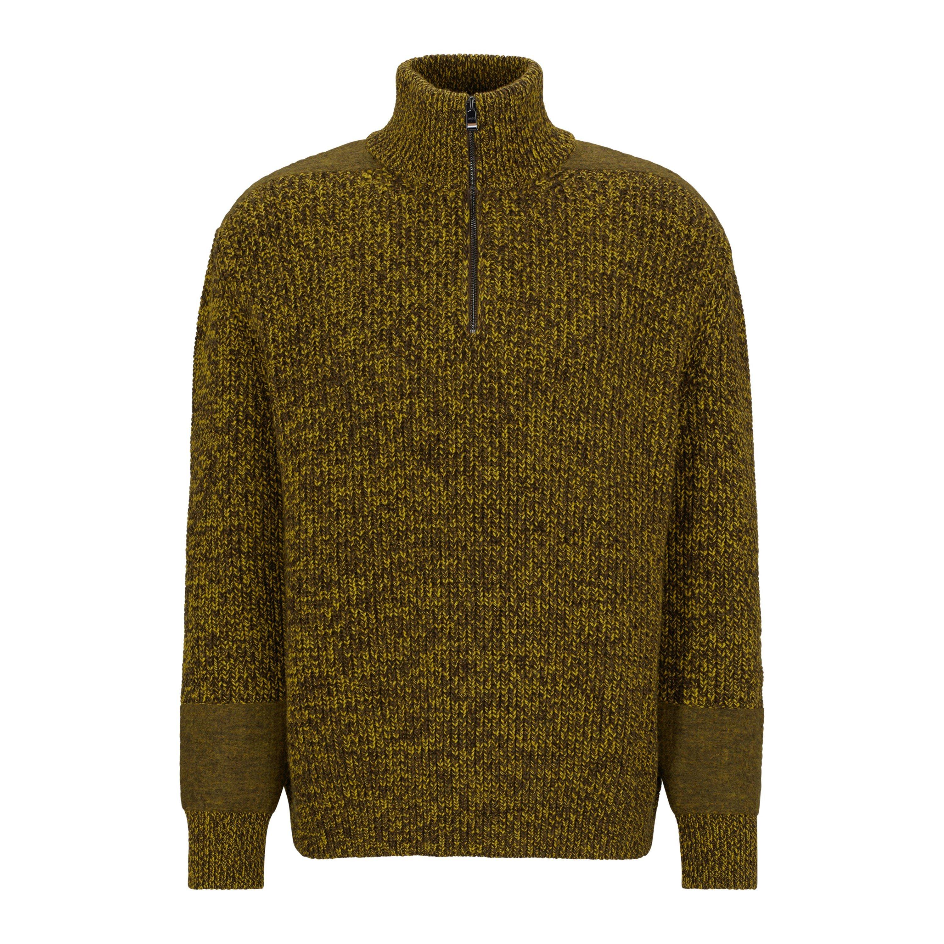 Green - Boss - Men's Millenium 1/4 Zip Fleece - 1