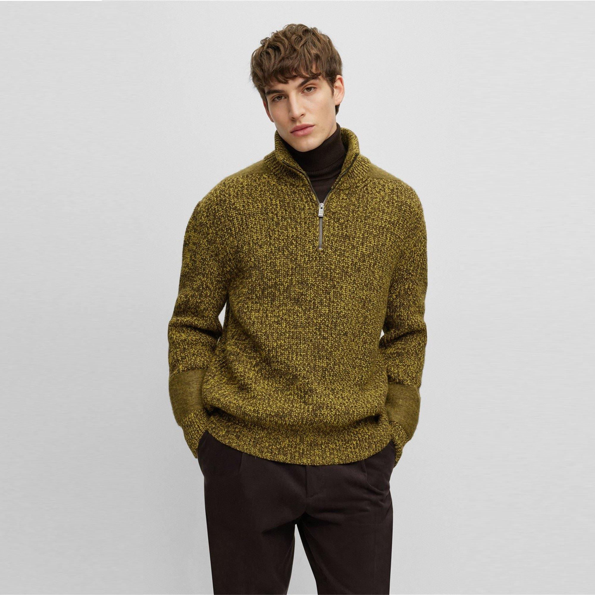 Green - Boss - Men's Millenium quarter Zip Fleece - 2