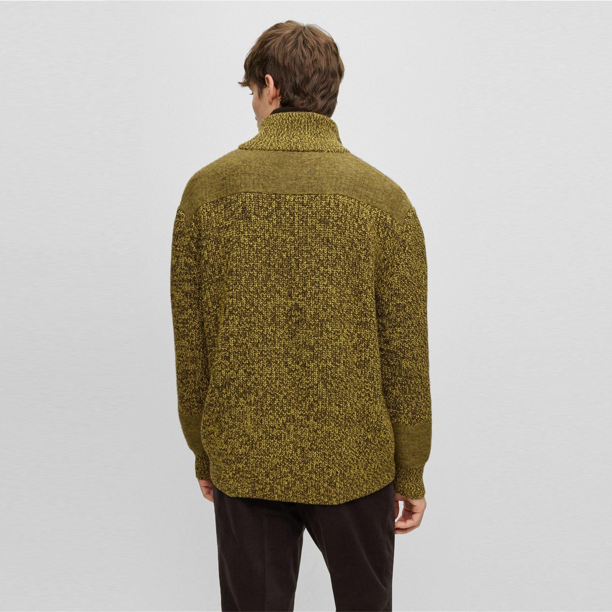 Green - Boss - Men's Millenium quarter Zip Fleece - 3