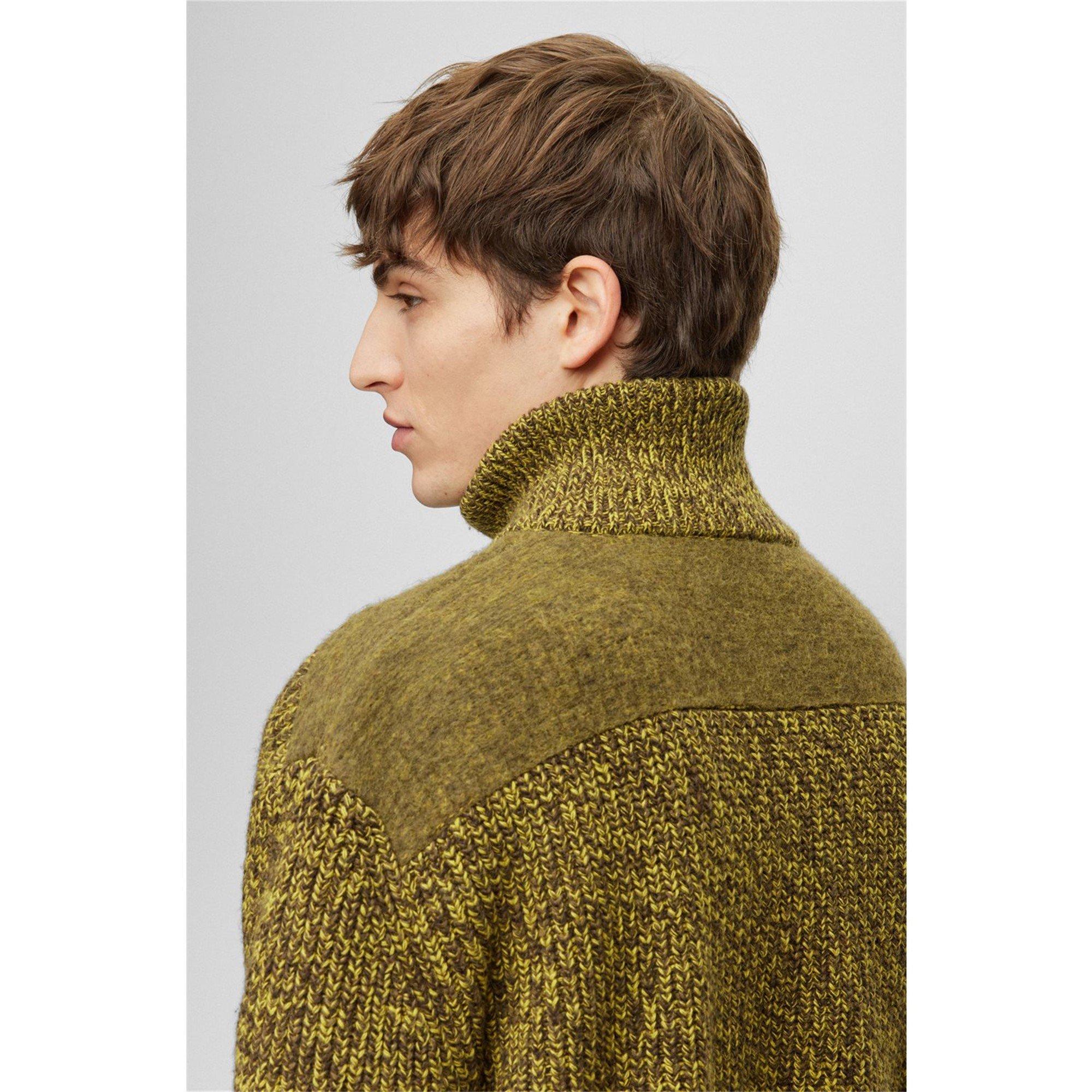 Green - Boss - Men's Millenium quarter Zip Fleece - 4