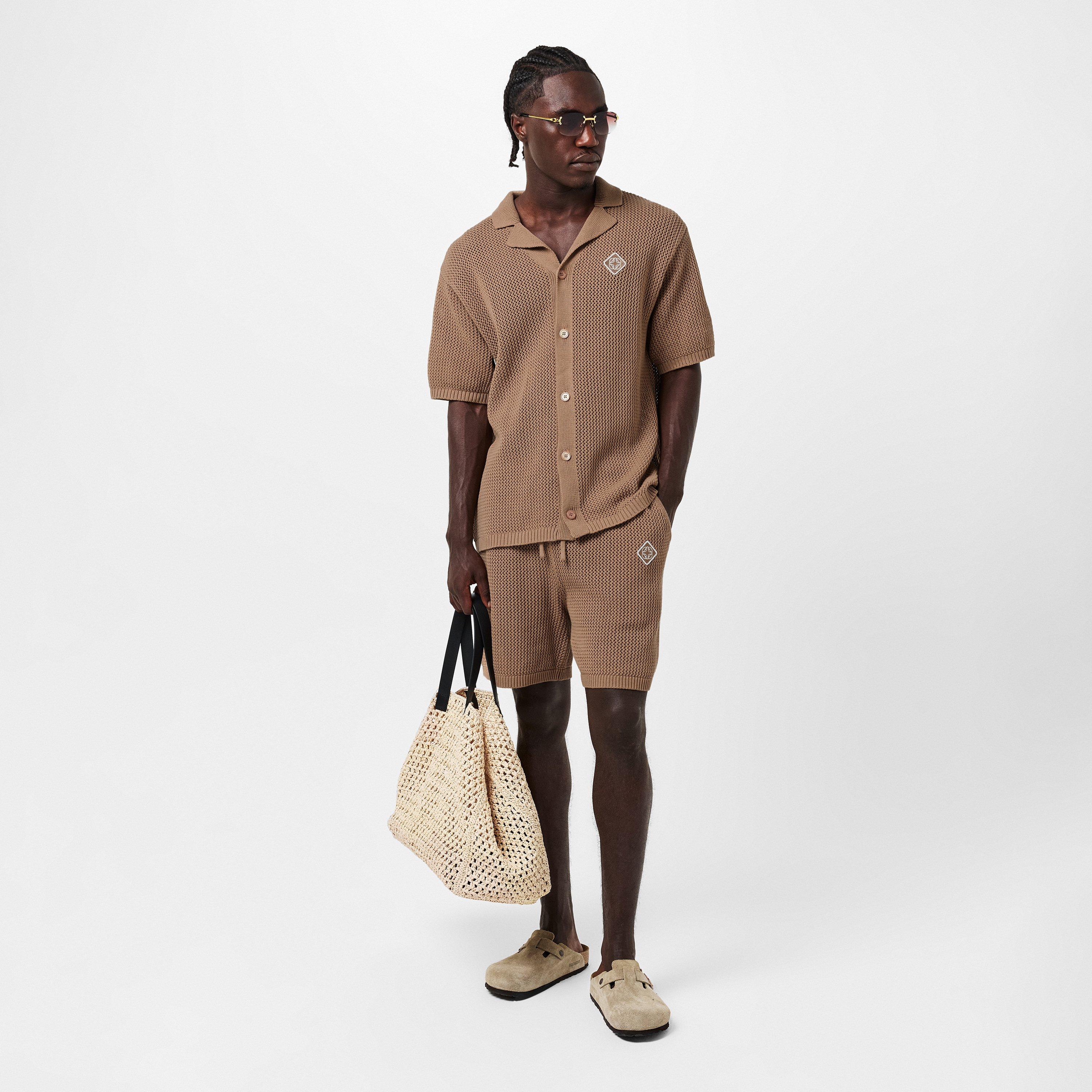 Beige - BELIER - Crochet Shirt - 6