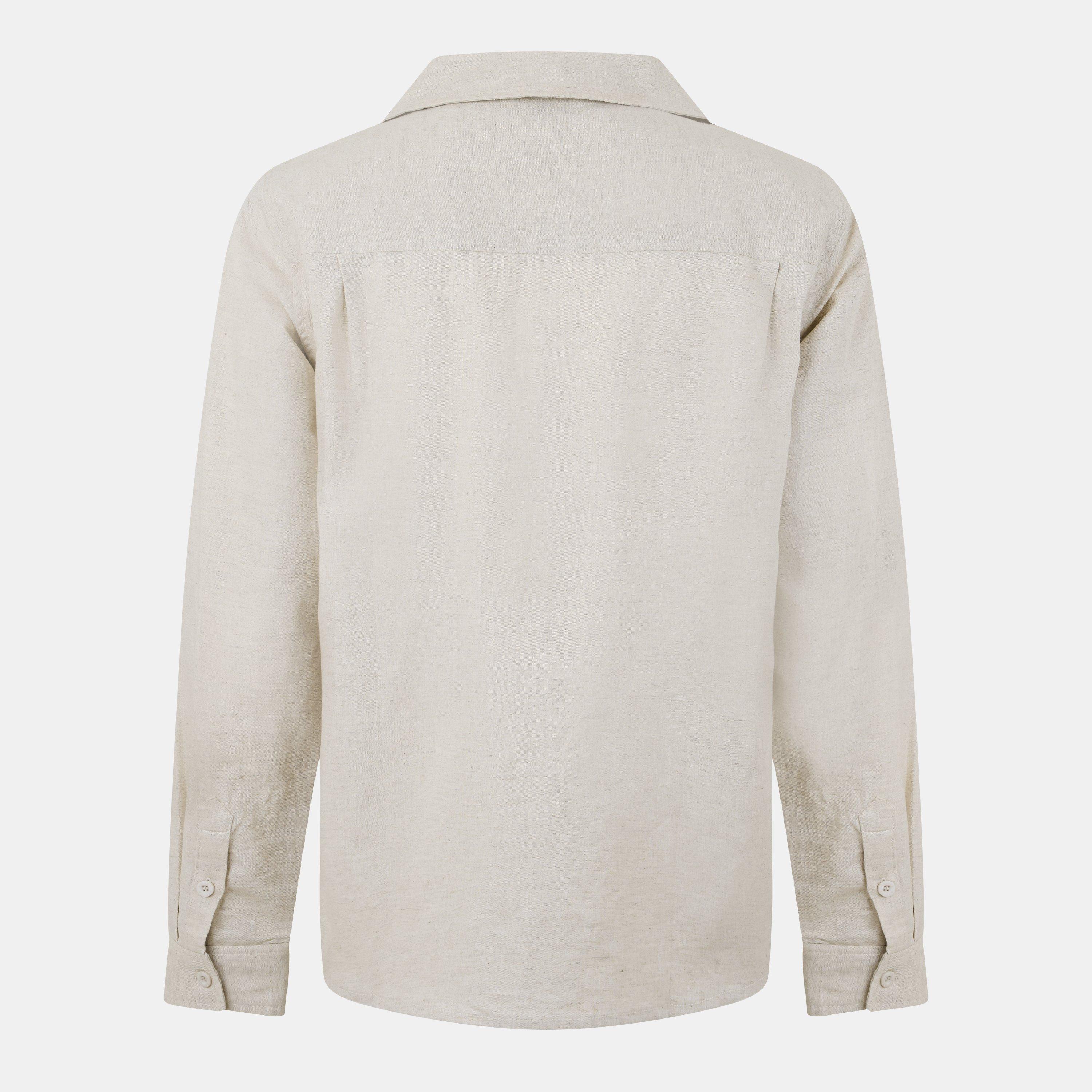 Beige - BELIER - Men's Long-Sleeve Shirt - 2