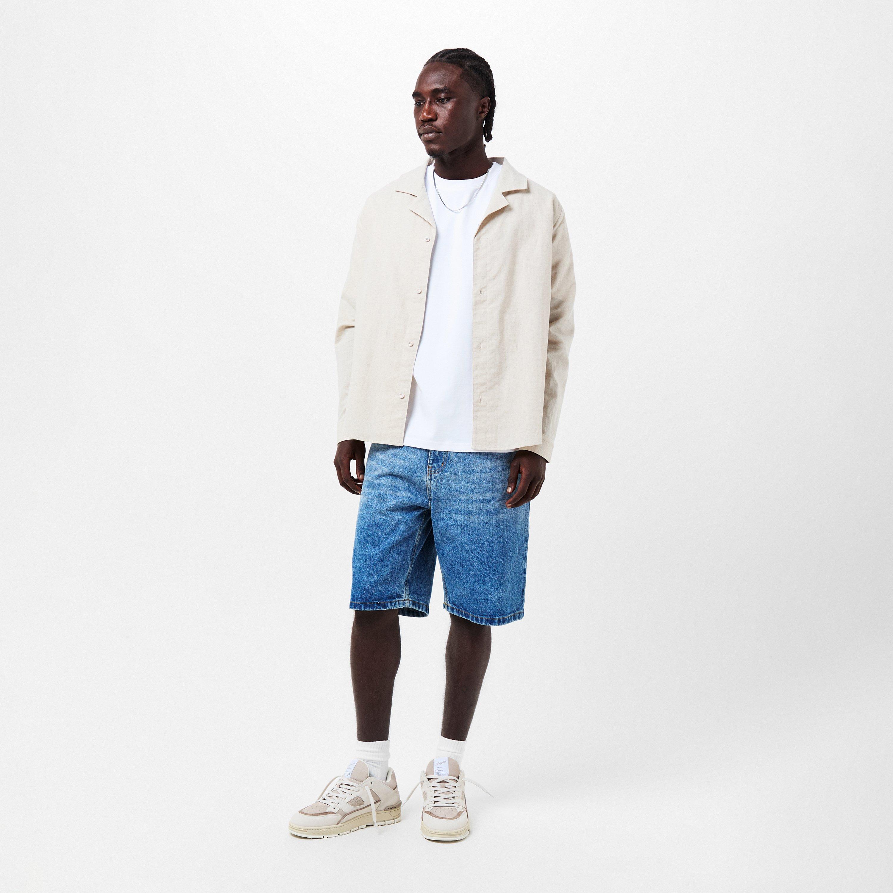 Beige - BELIER - Men's Long-Sleeve Shirt - 6