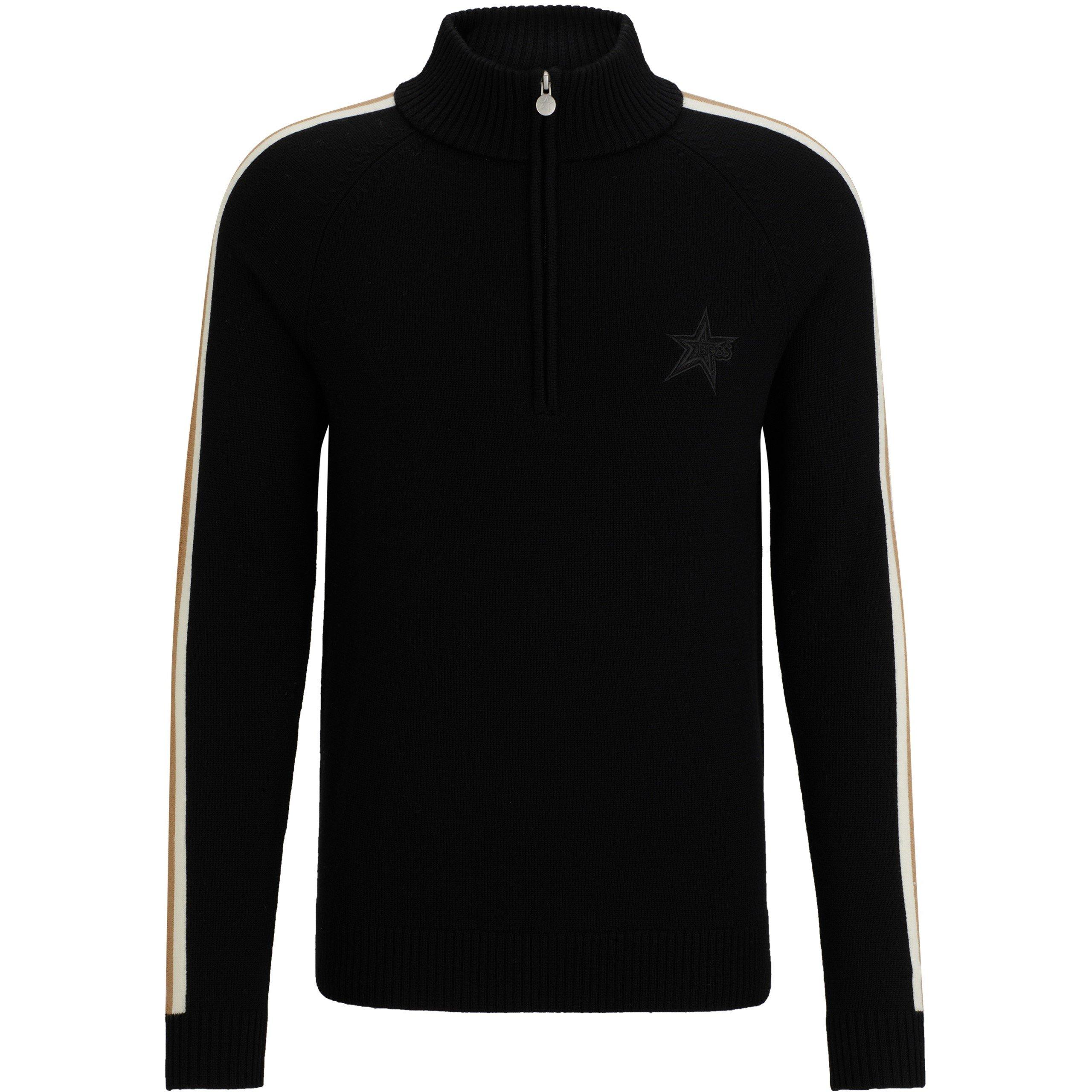 Boss Men's Quarter-Zip Fleece - Black - XL
