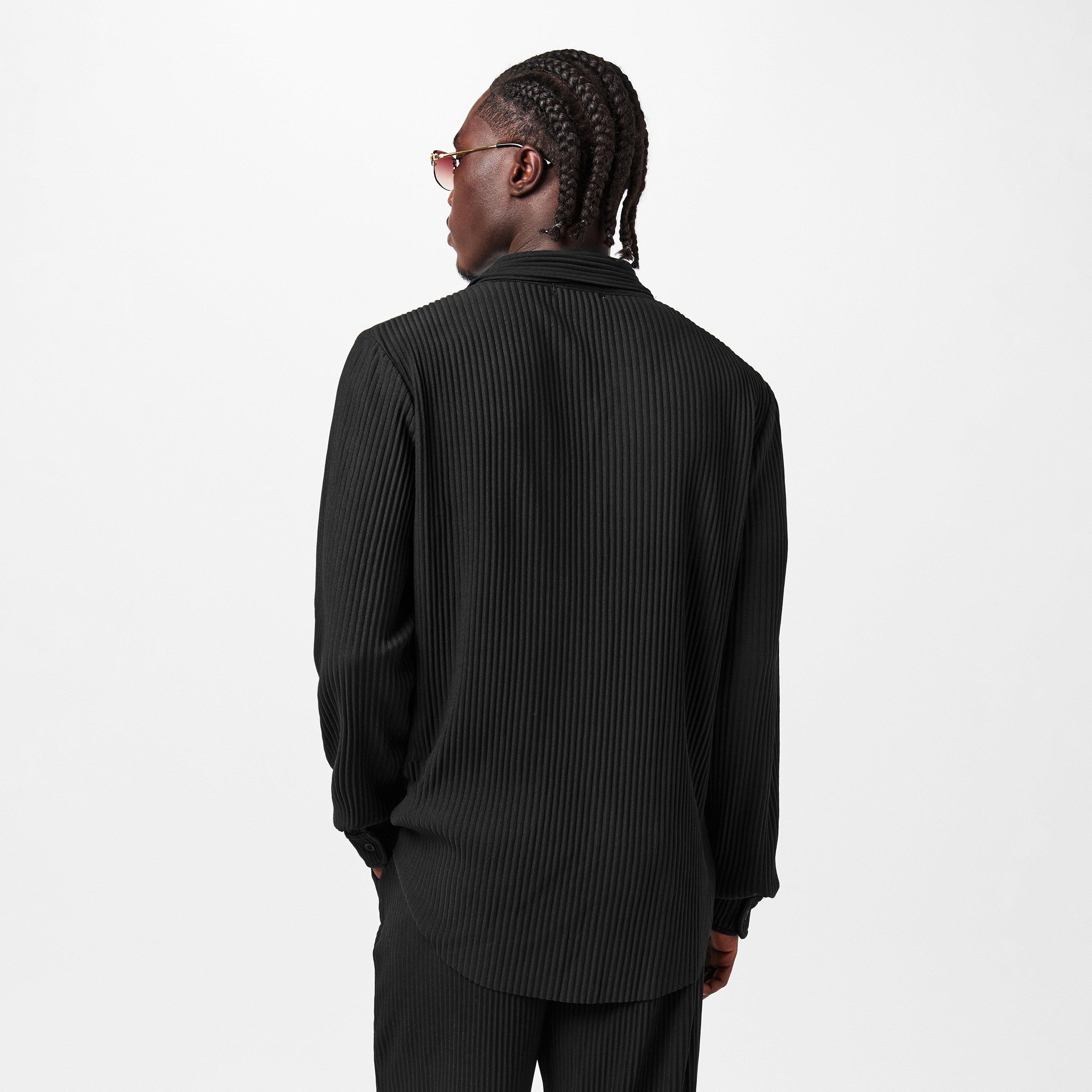 Black - BELIER - Men's Long-Sleeve Shirt - 4