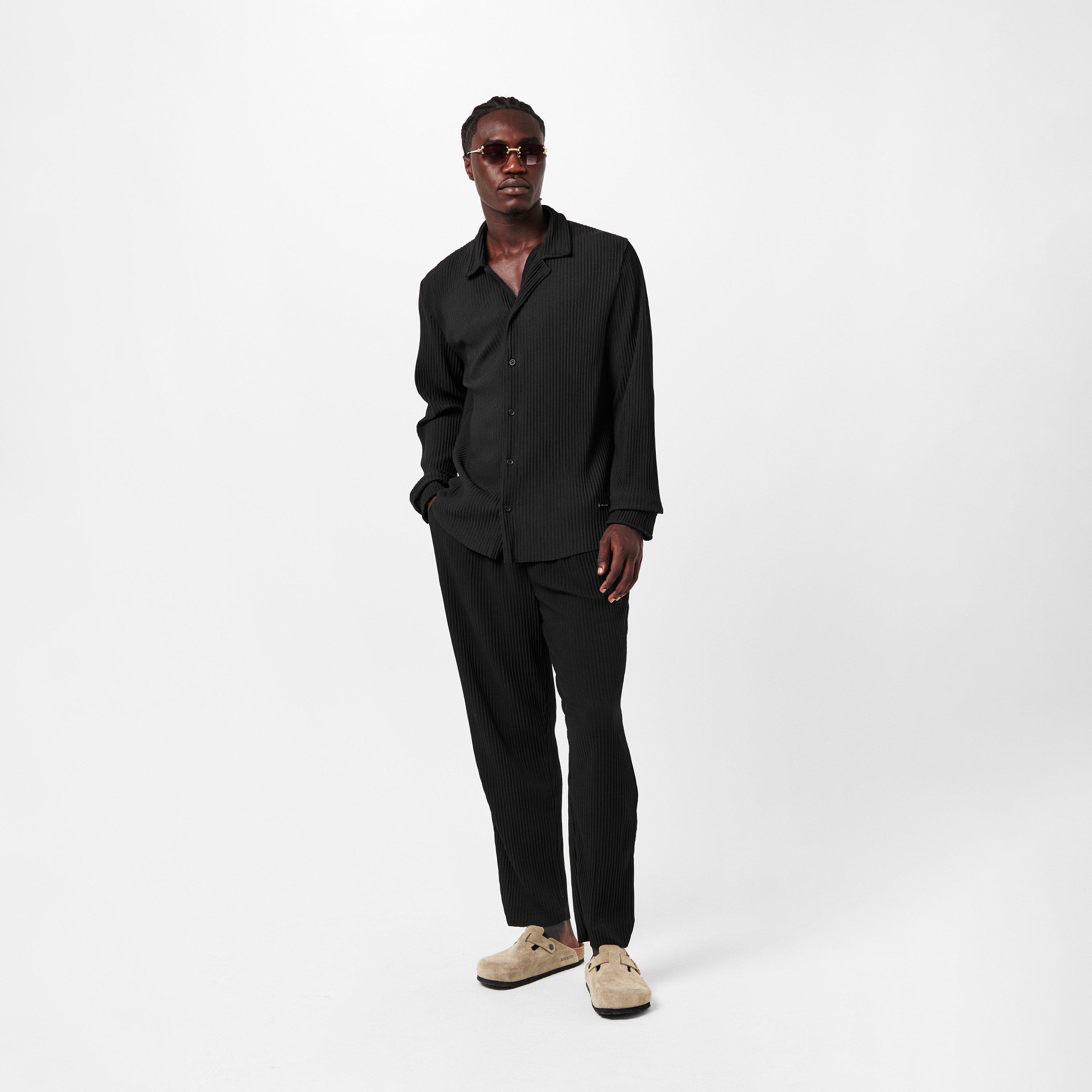 Black - BELIER - Men's Long-Sleeve Shirt - 6