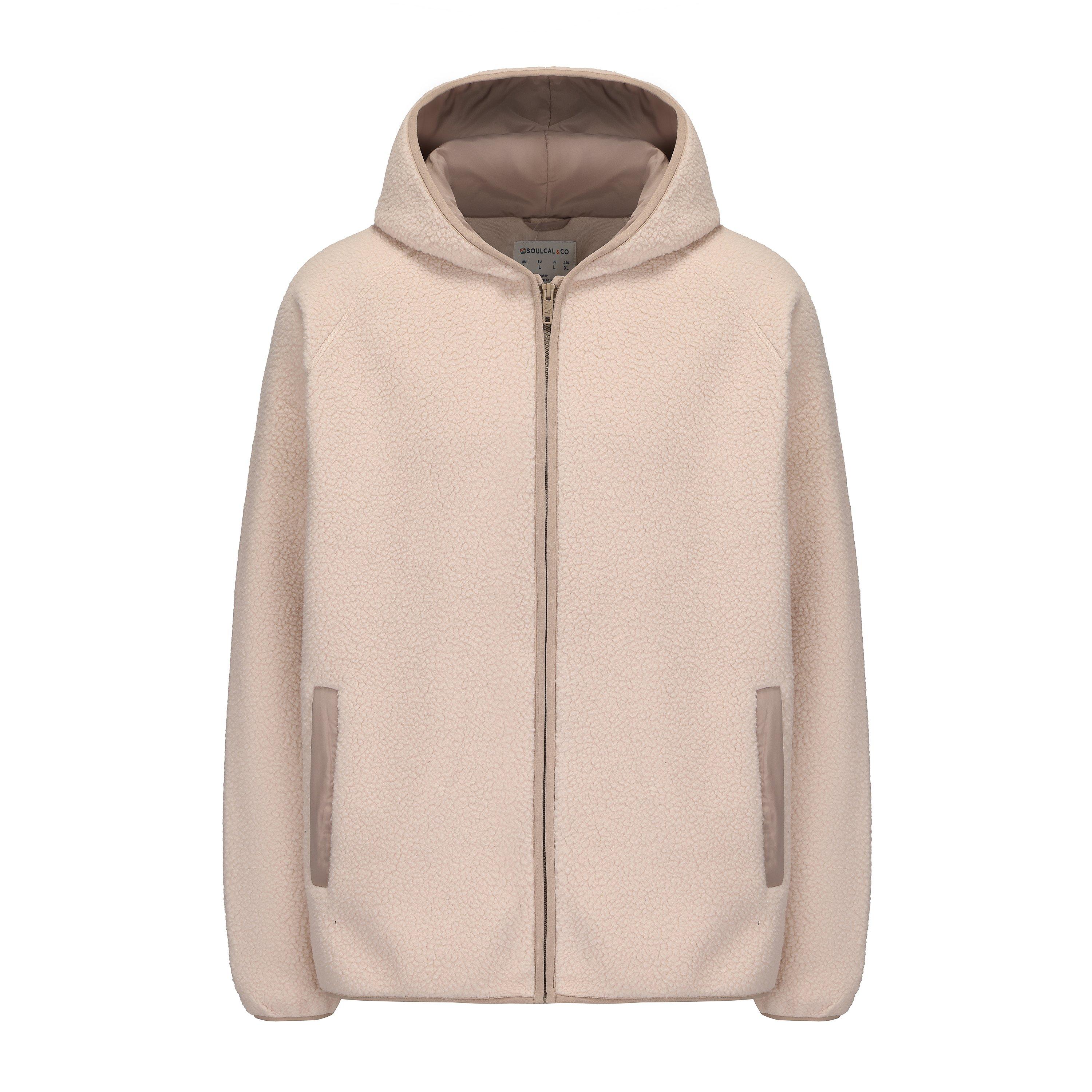 Beige - SoulCal - Men's Soul Full-Zip Fleece - 1