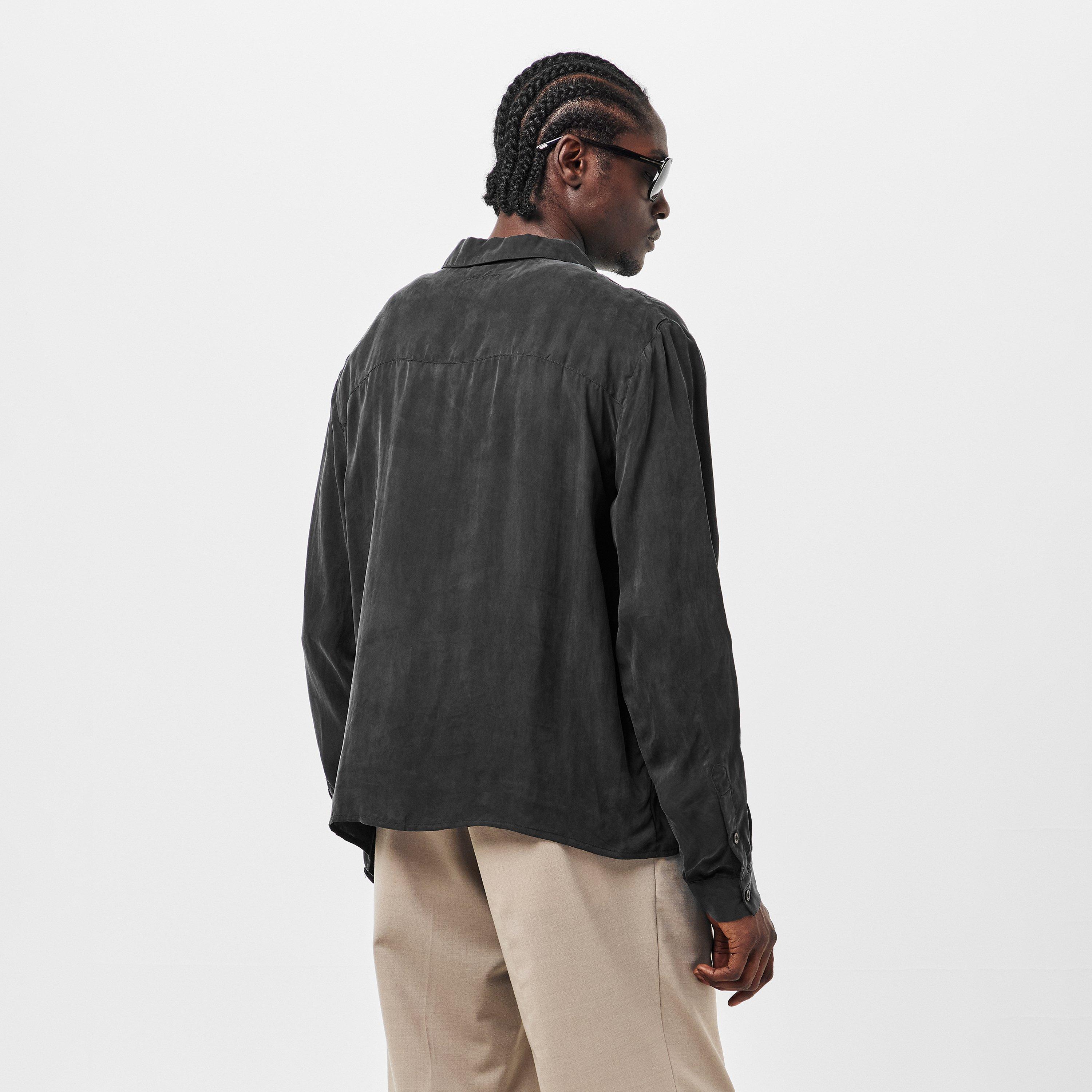 Black - BELIER - Men's Long-Sleeve Shirt - 4