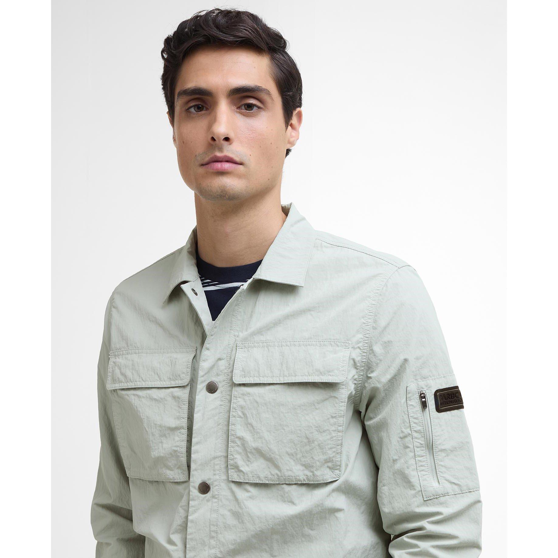 Mineral Grey - Barbour International - Men's B.Intense Scots Long Sleeve Tailored Fit Shirt - 4