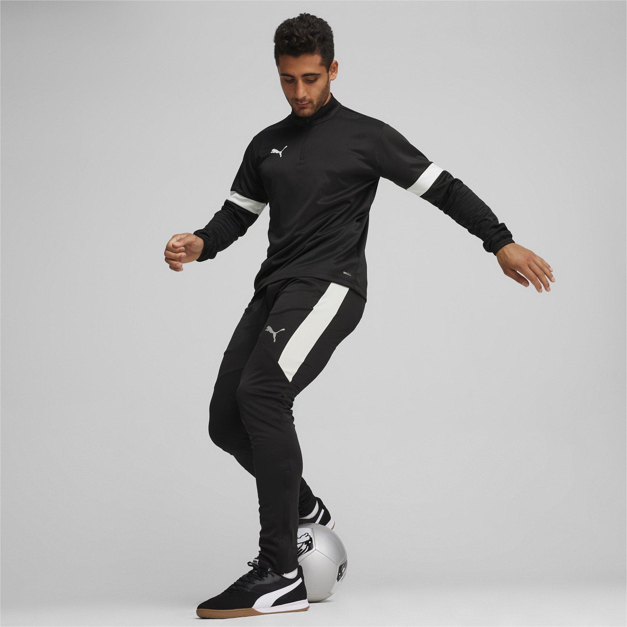 Crno/Bijelo - Puma - Individualrise 1/4 Zip Top Drill Mens - 7