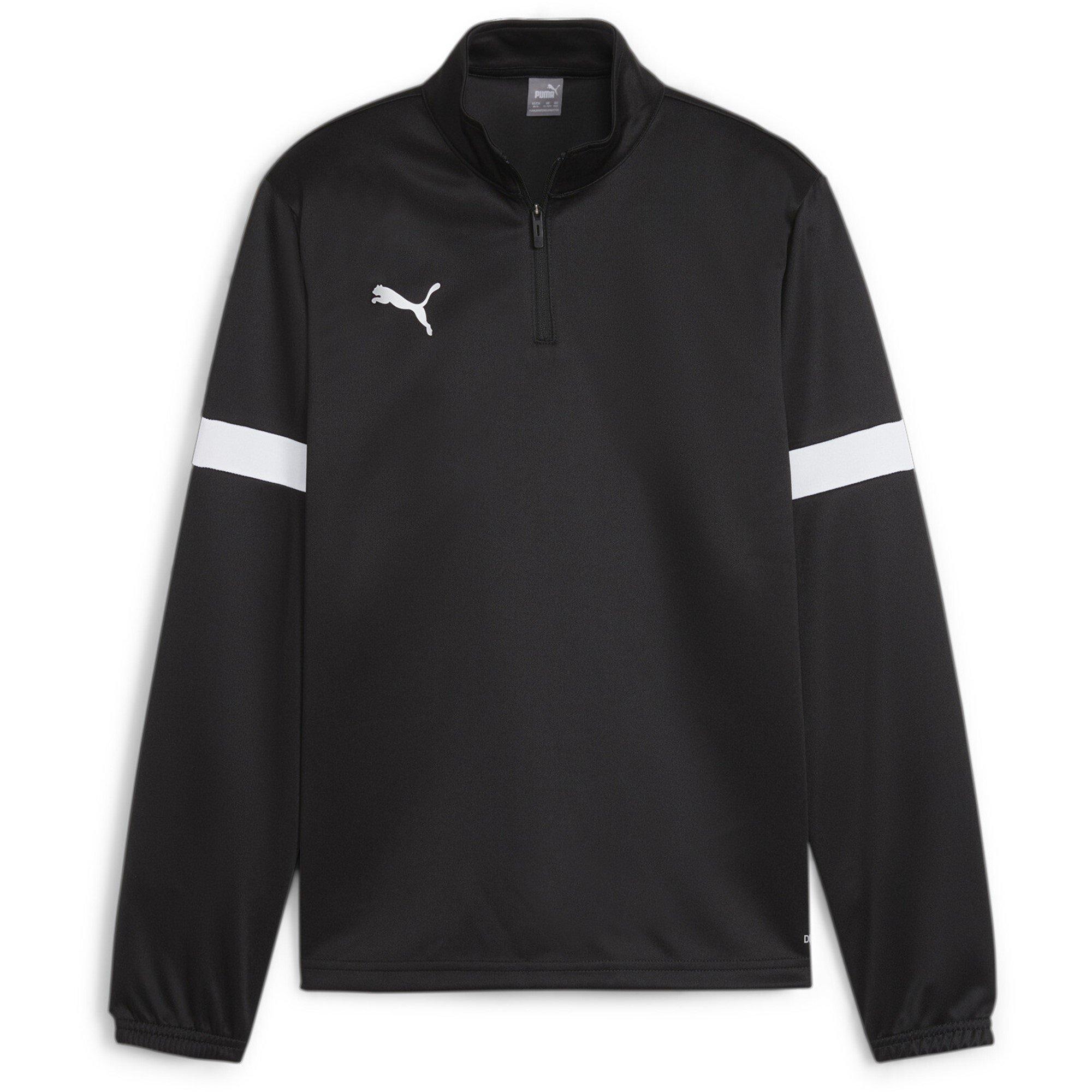 Black/White - Puma - Individualrise 1/4 Zip Top Jr Drill Boys - 1