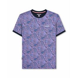 Lambretta Paisley Brand Tee