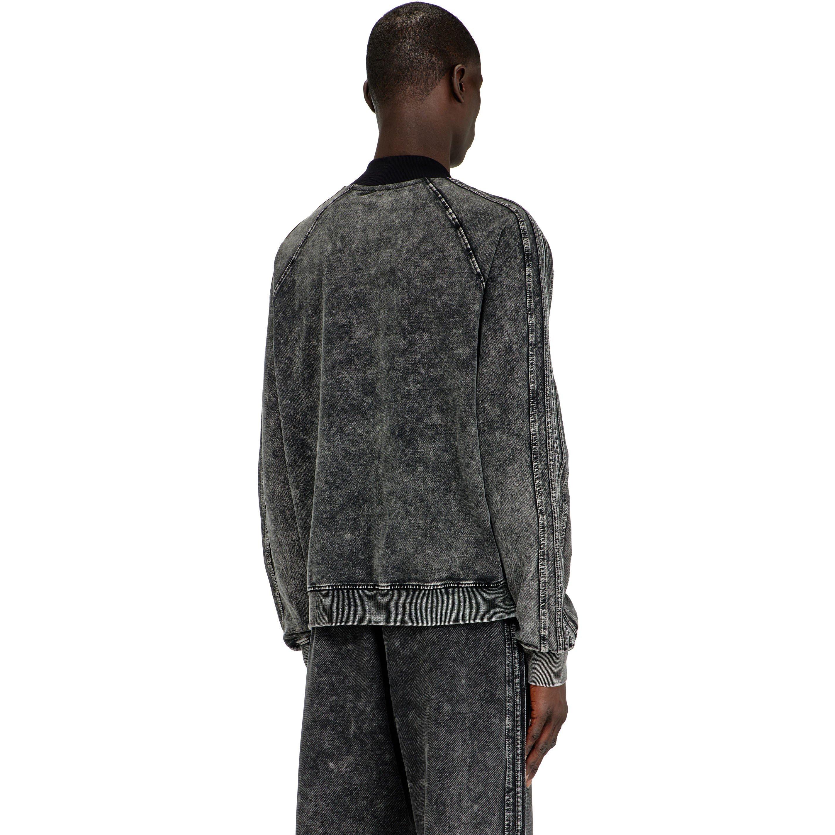 Grey - Diesel - Men's Full Zip Fleece - 2