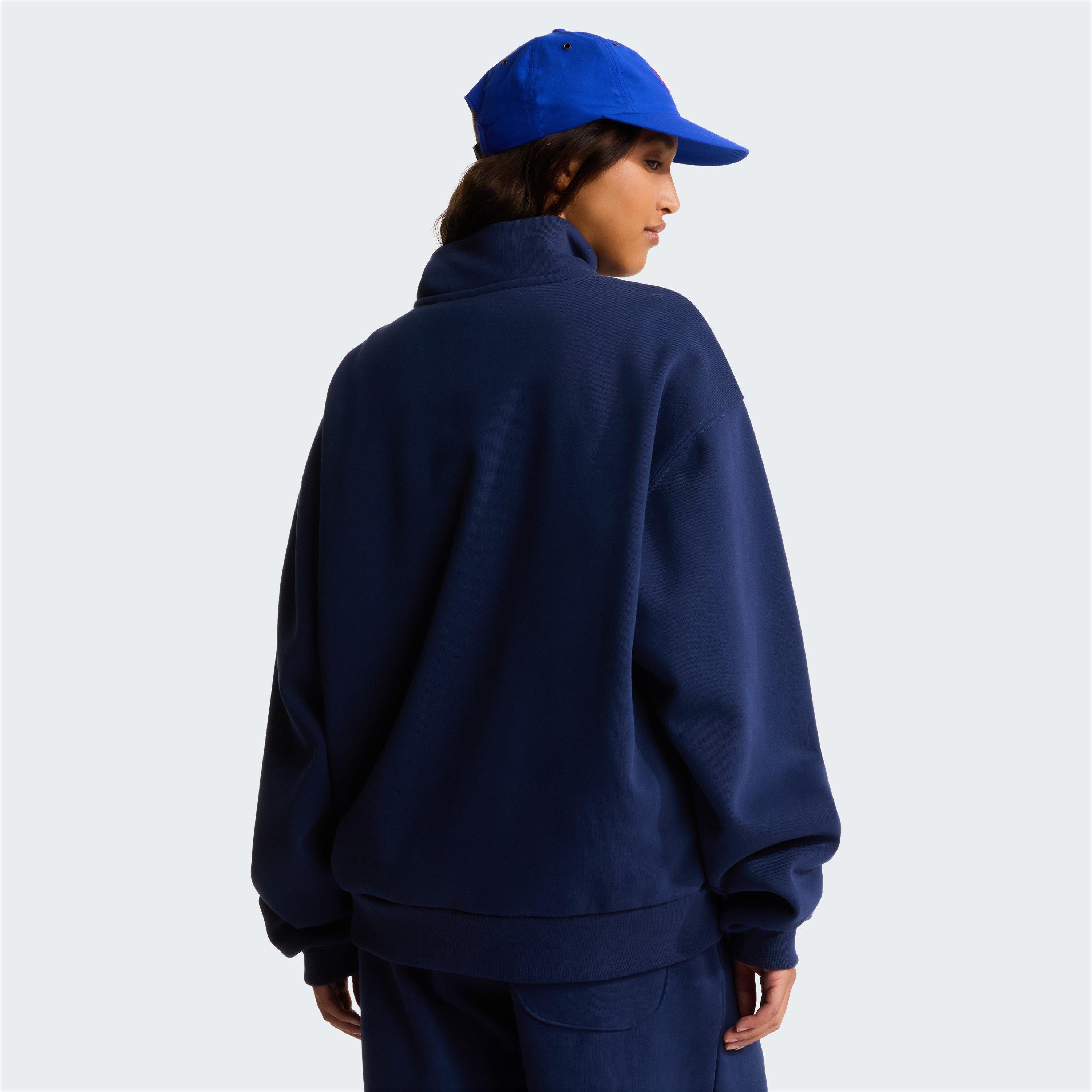 The North Face Lux Men's Red Box 1/4 Zip Fleece | Flannels