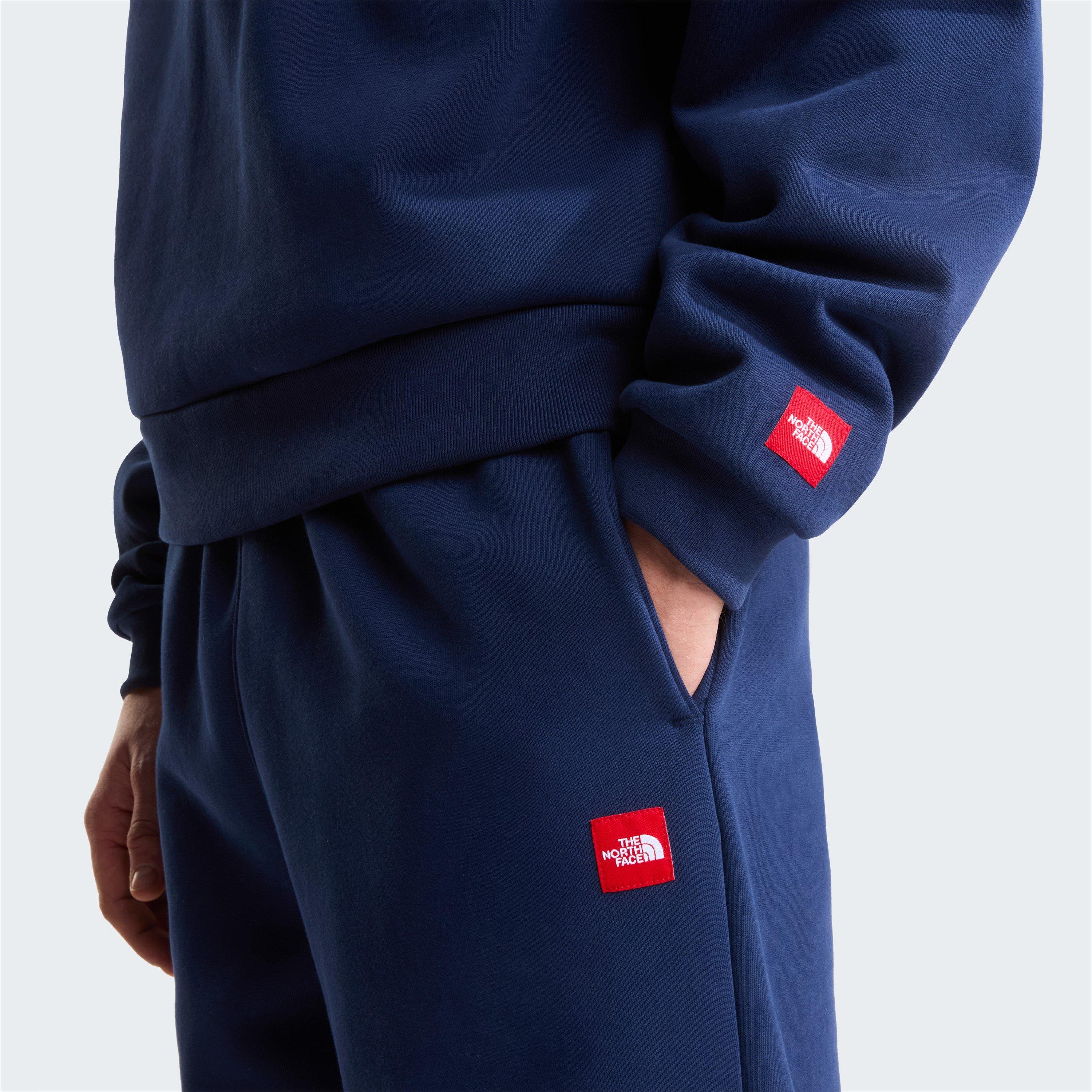 The North Face Lux Men's Red Box 1/4 Zip Fleece | Flannels