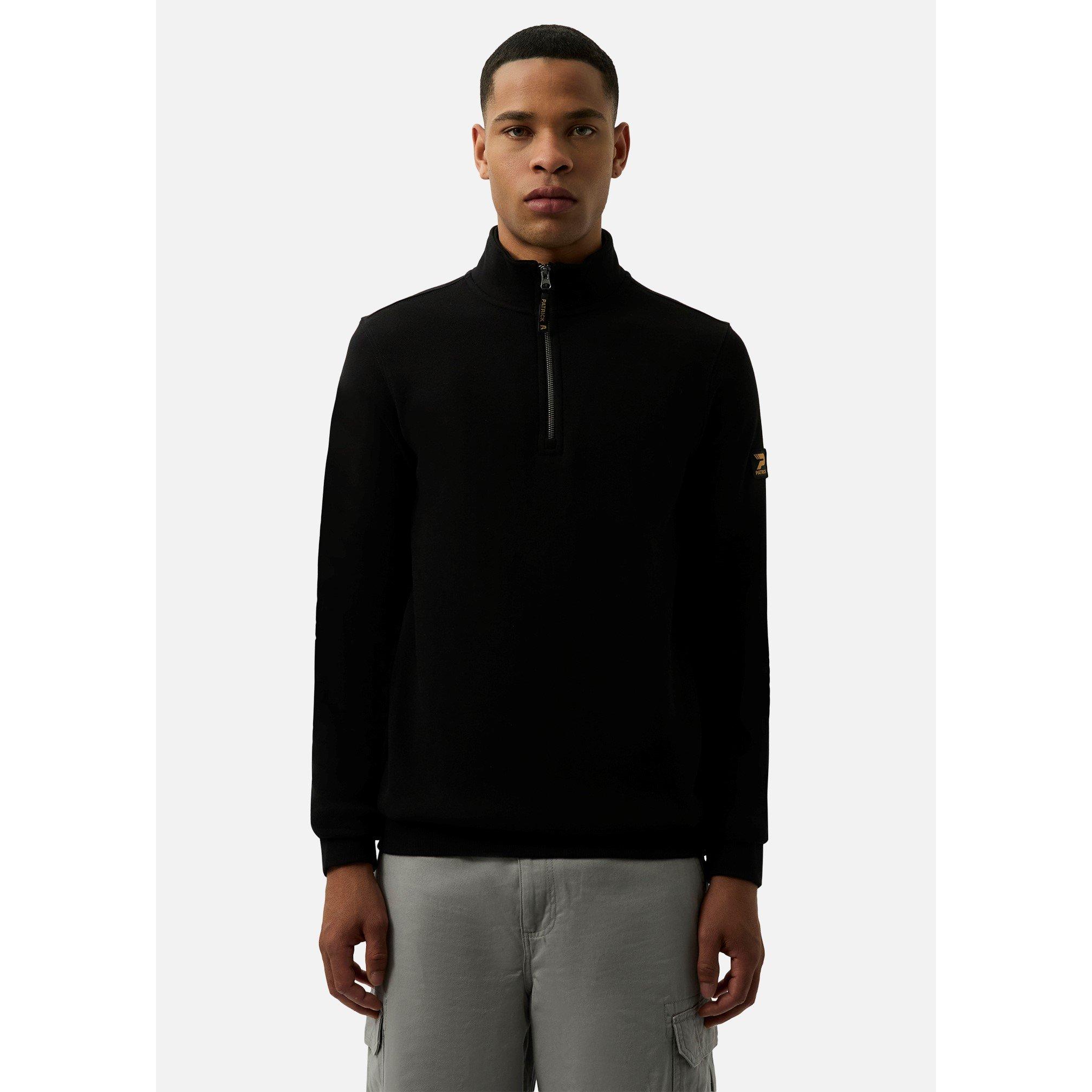 Patrick Men's Quarter-Zip Fleece - Black - Small